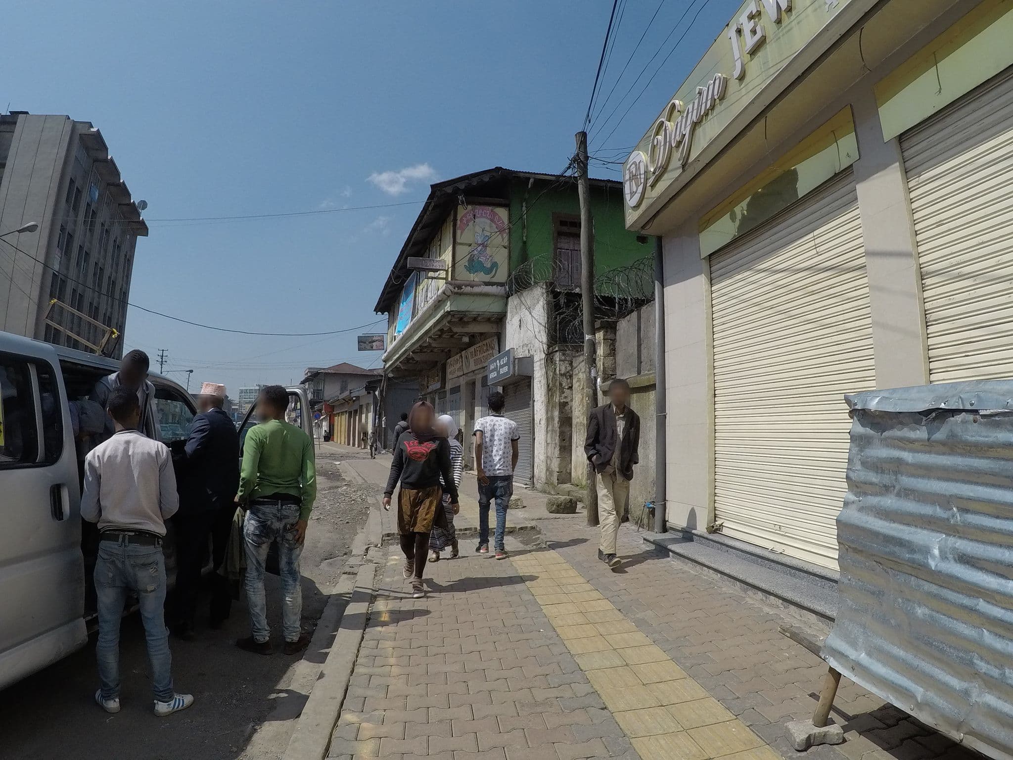 Street view near Blue nile hotel, Addis Ababa