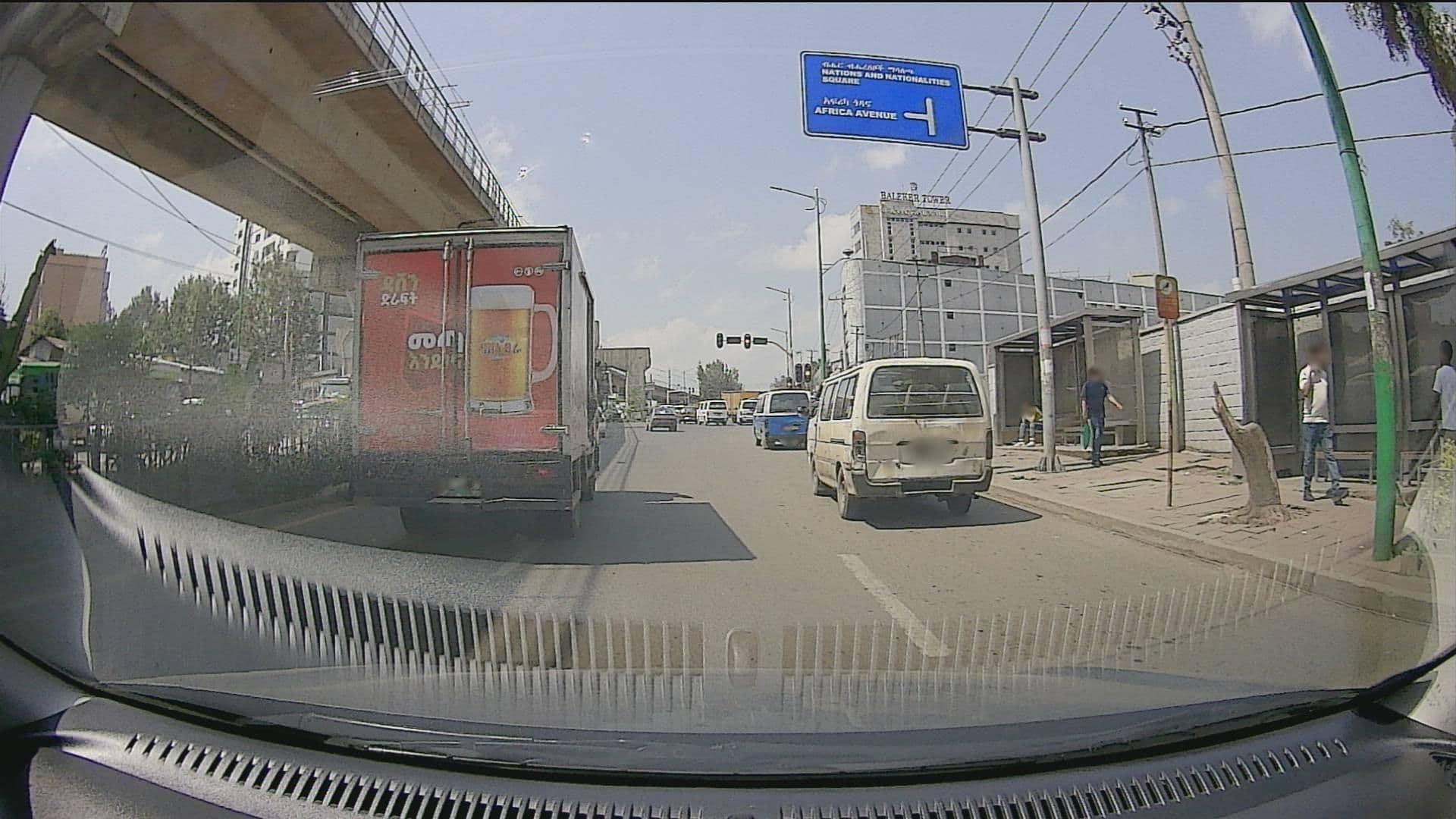 Street view near Yetsion Hotel, Addis Ababa