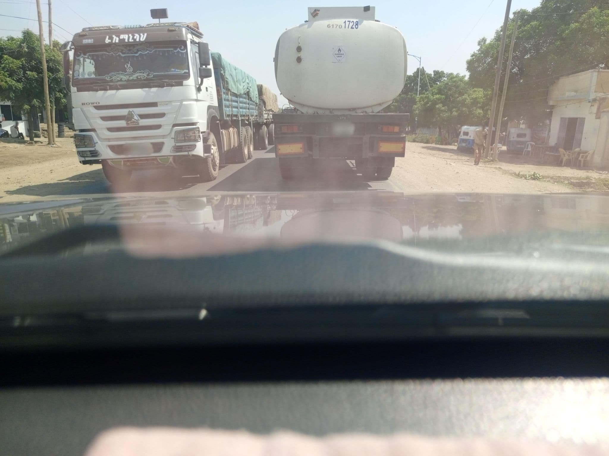 Street view near Kediga Hotel, Āwash — © Mekedes (CC BY-SA · Mapillary)
