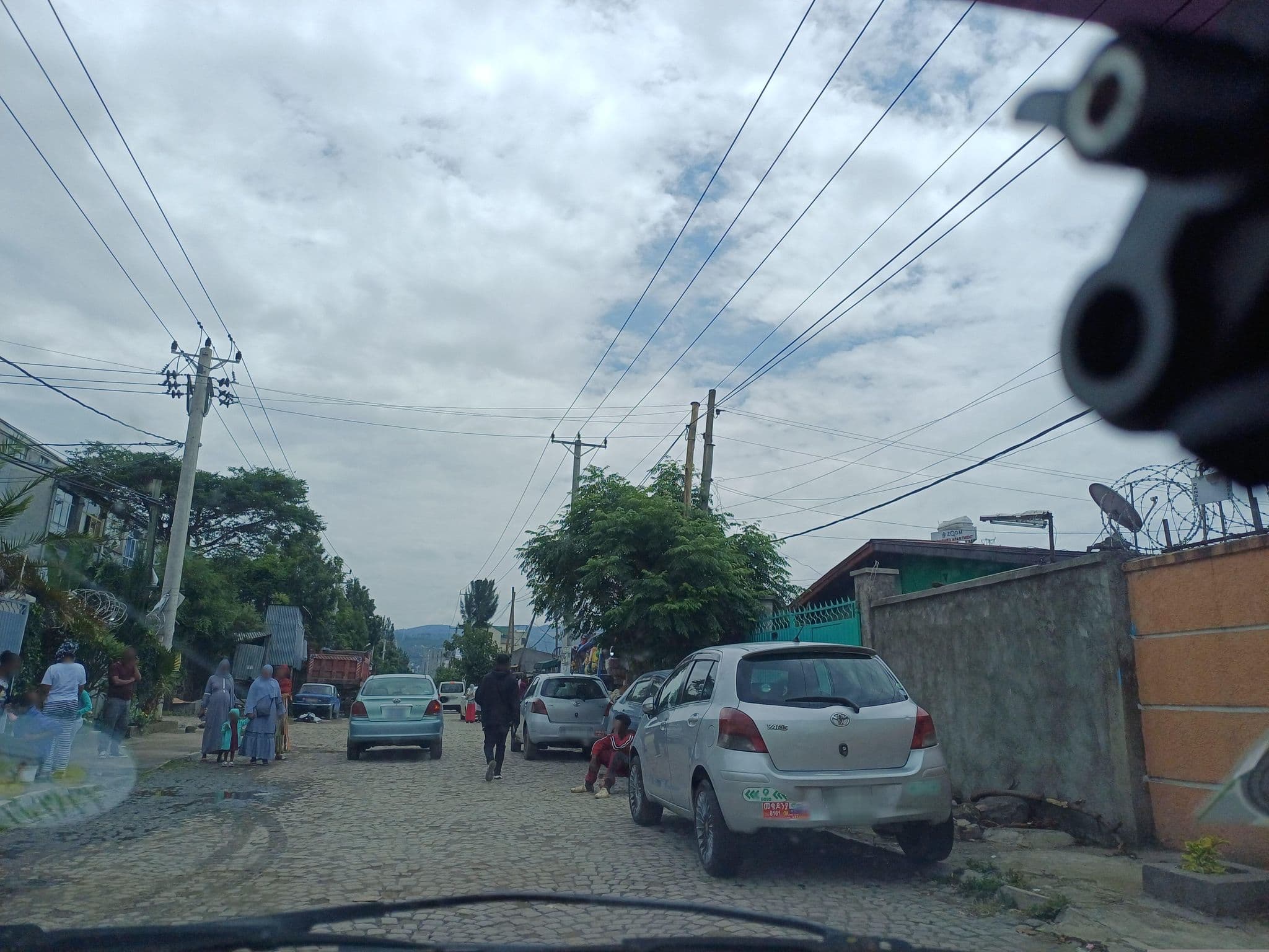 Street view near Weynishet Sec, Addis Ababa