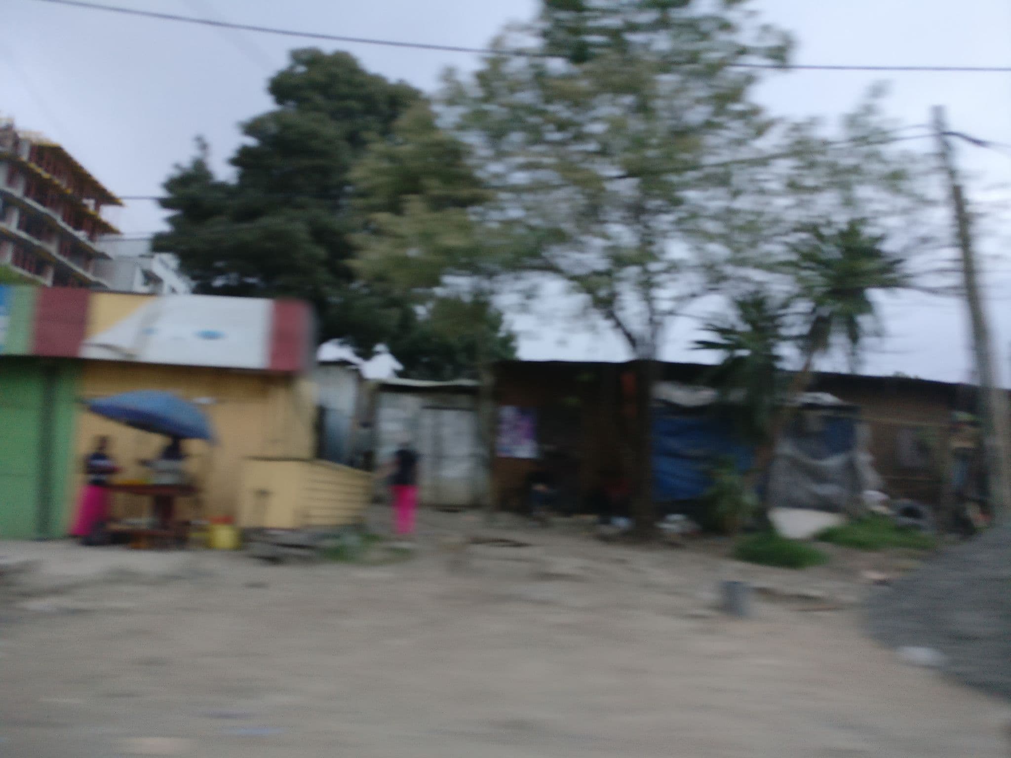 Street view near Tirar, Addis Ababa