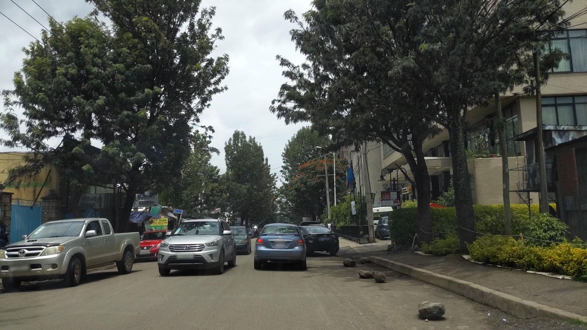 Street view near The Hub Hotel, Addis Ababa