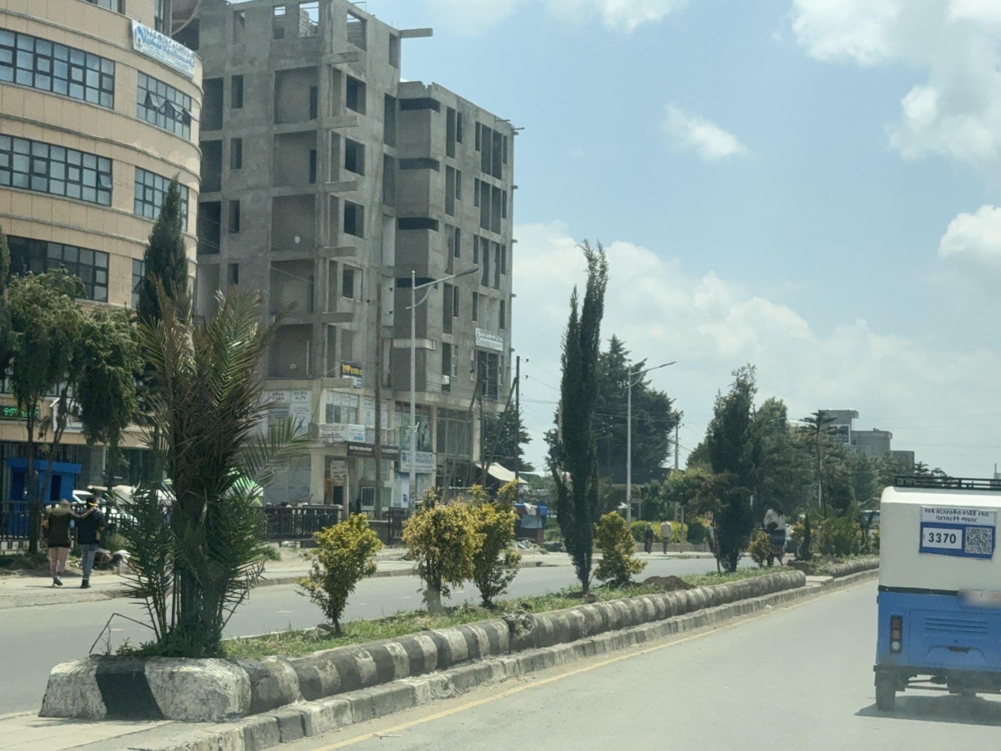 Street view near Hiwot Hotel, Debre Birhan — © FitsumN (CC BY-SA · Mapillary)