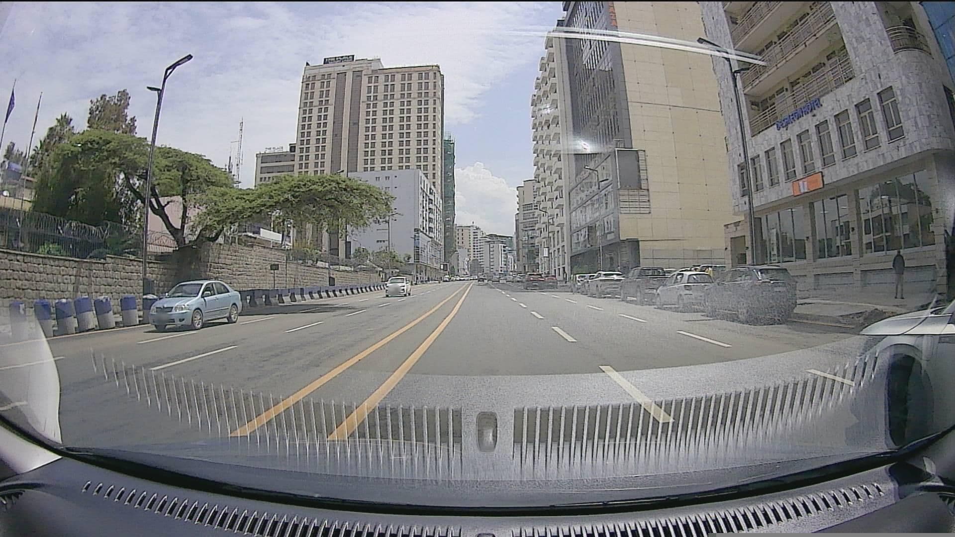 Street view near Desalagen Hotel, Addis Ababa