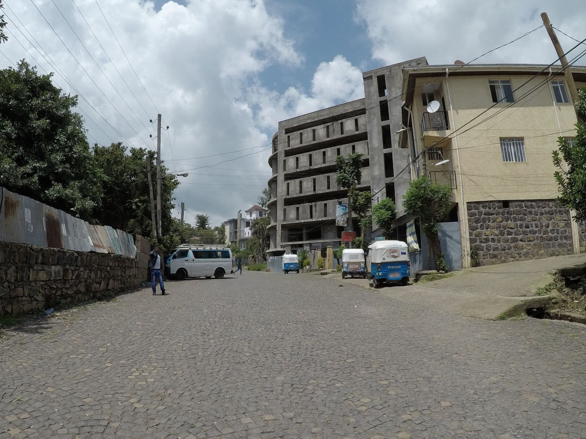 Street view near Sycamore pension, Gonder — © eneerhut (CC BY-SA · Mapillary)