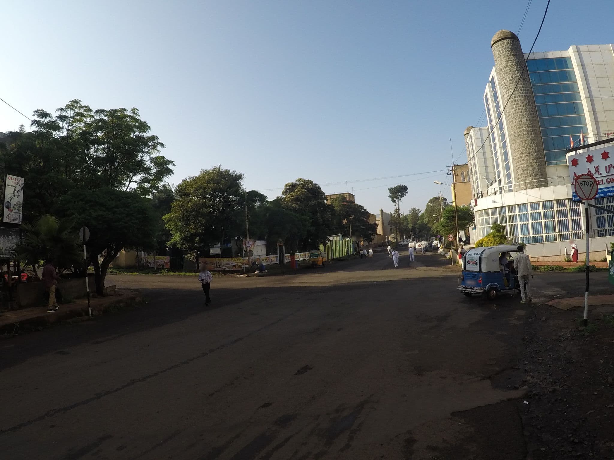 Street view near Genetics hotel, Gonder — © chrisbeddow (CC BY-SA · Mapillary)