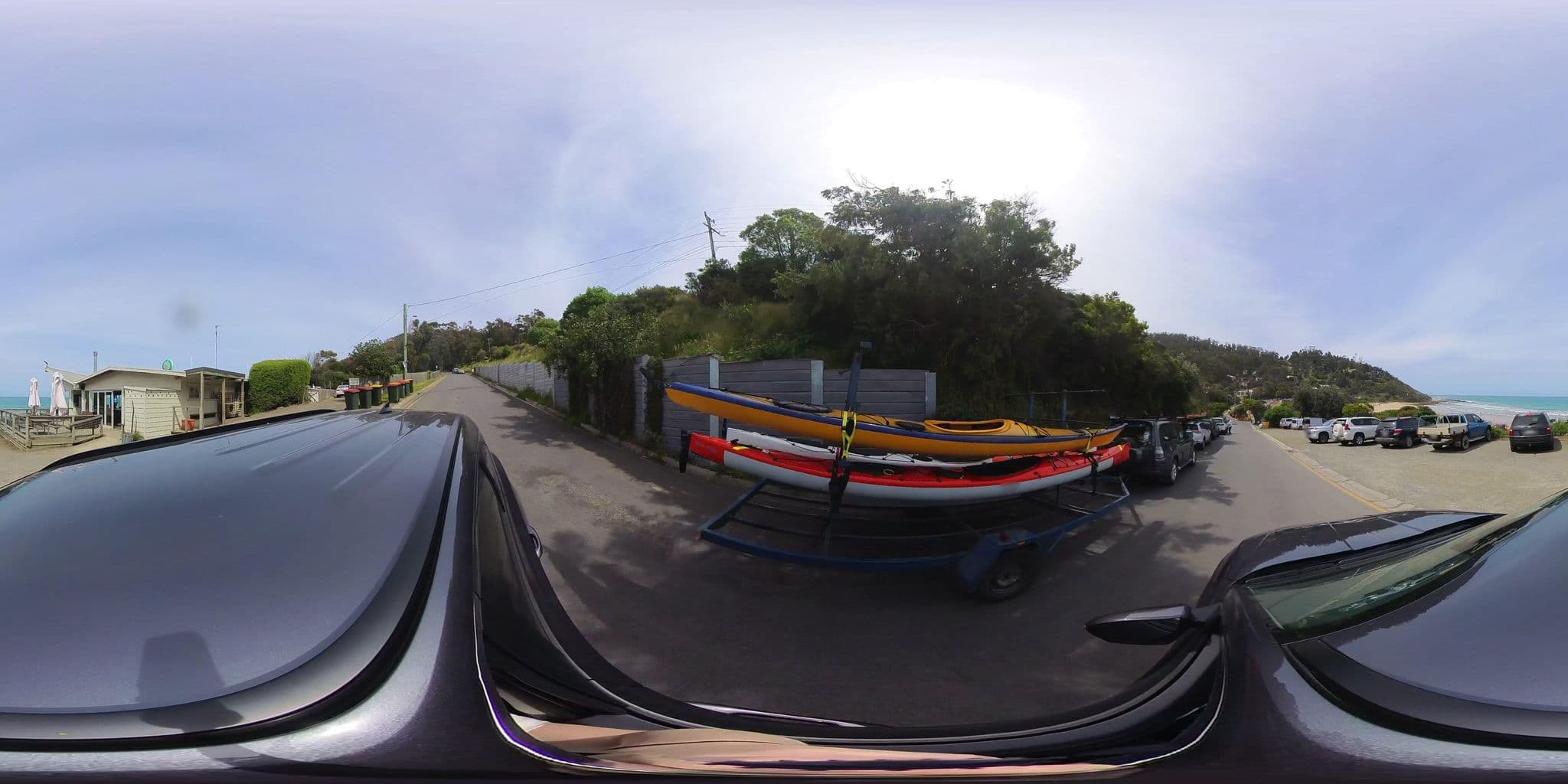 Street view near Wye Beach Hotel, Lorne — © tomburnett (CC BY-SA · Mapillary)