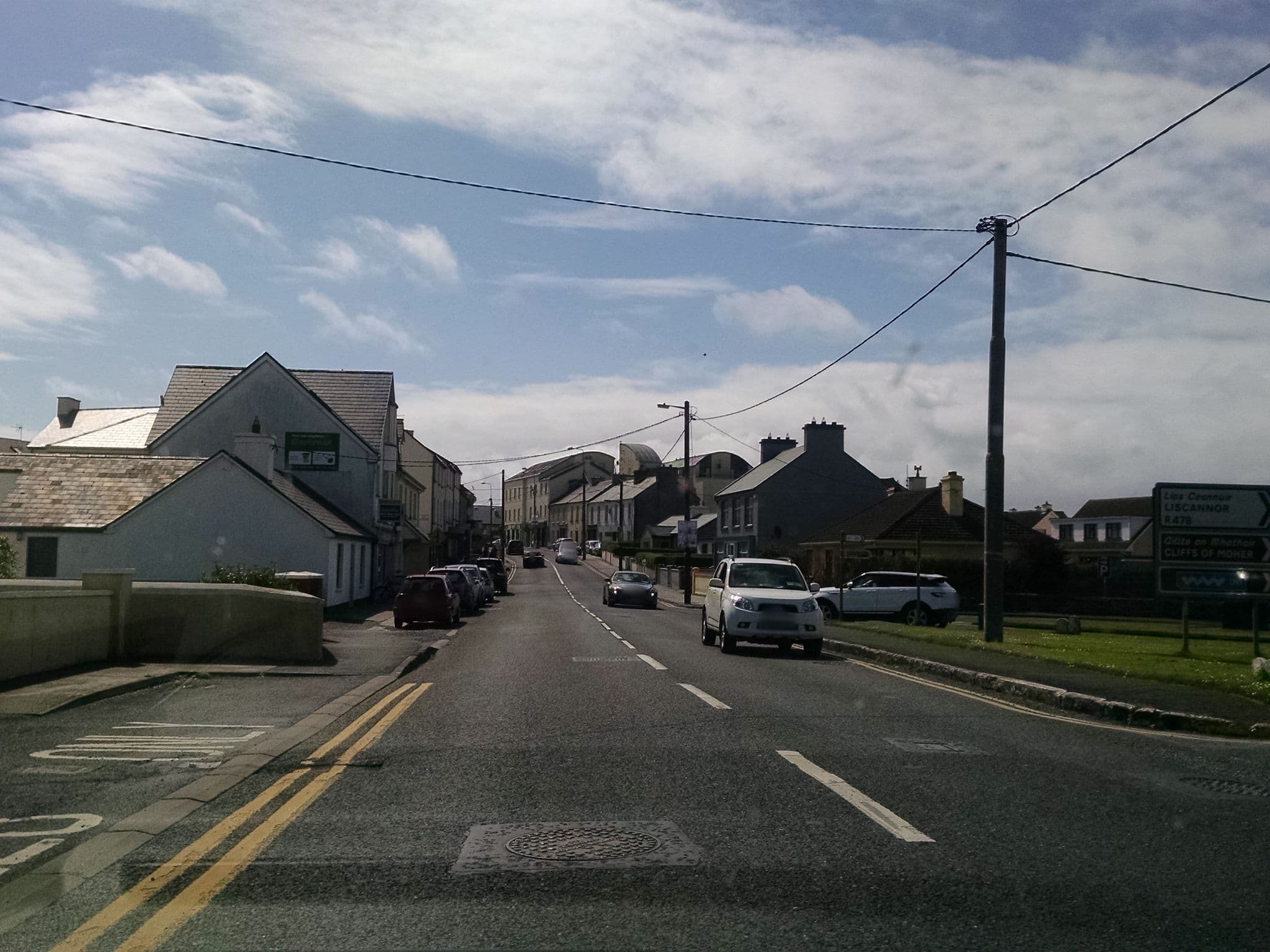 Street view near Santa Maria Hotel, Ennistimon