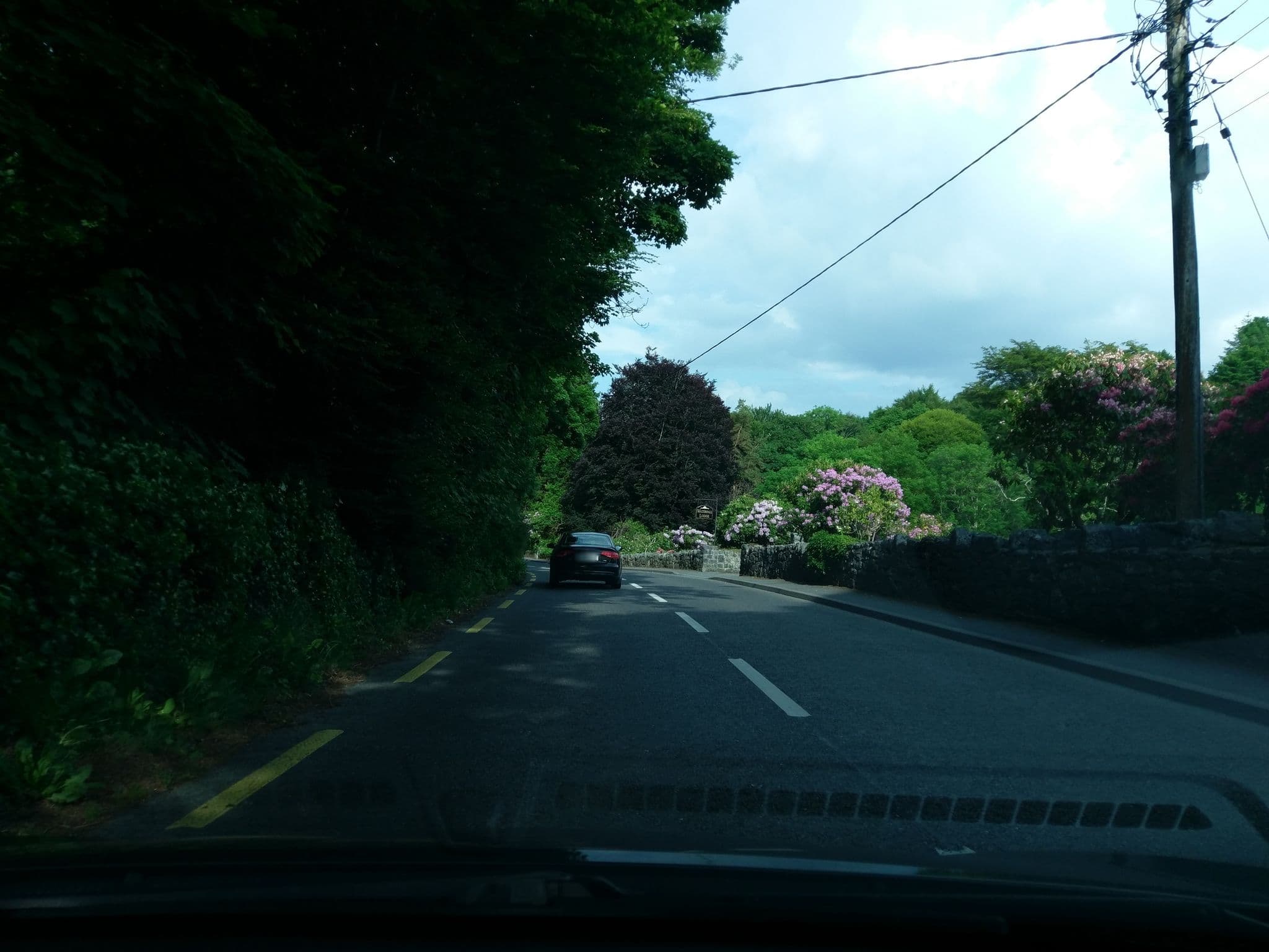 Street view near Waterfall Lodge, Oughterard — © dacor (CC BY-SA · Mapillary)
