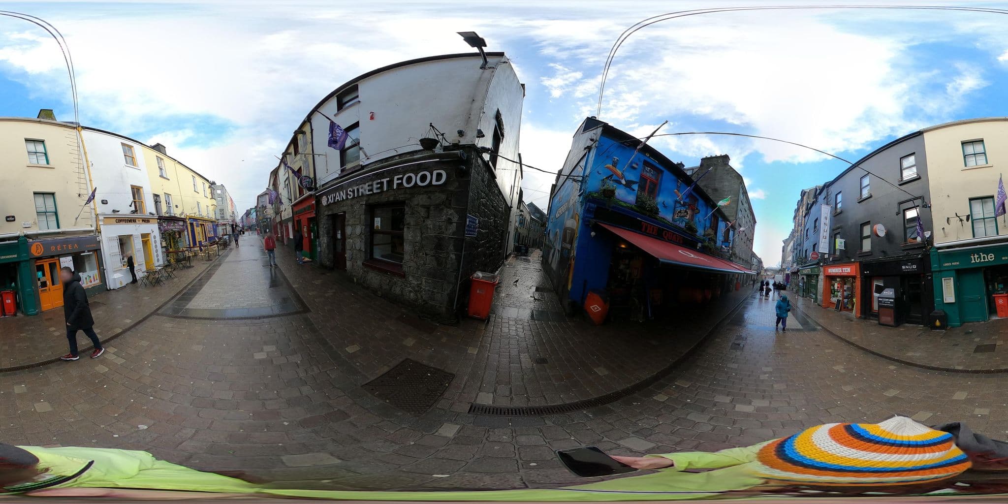 Street view near The Snug Townhouse, Galway — © annekaro (CC BY-SA · Mapillary)