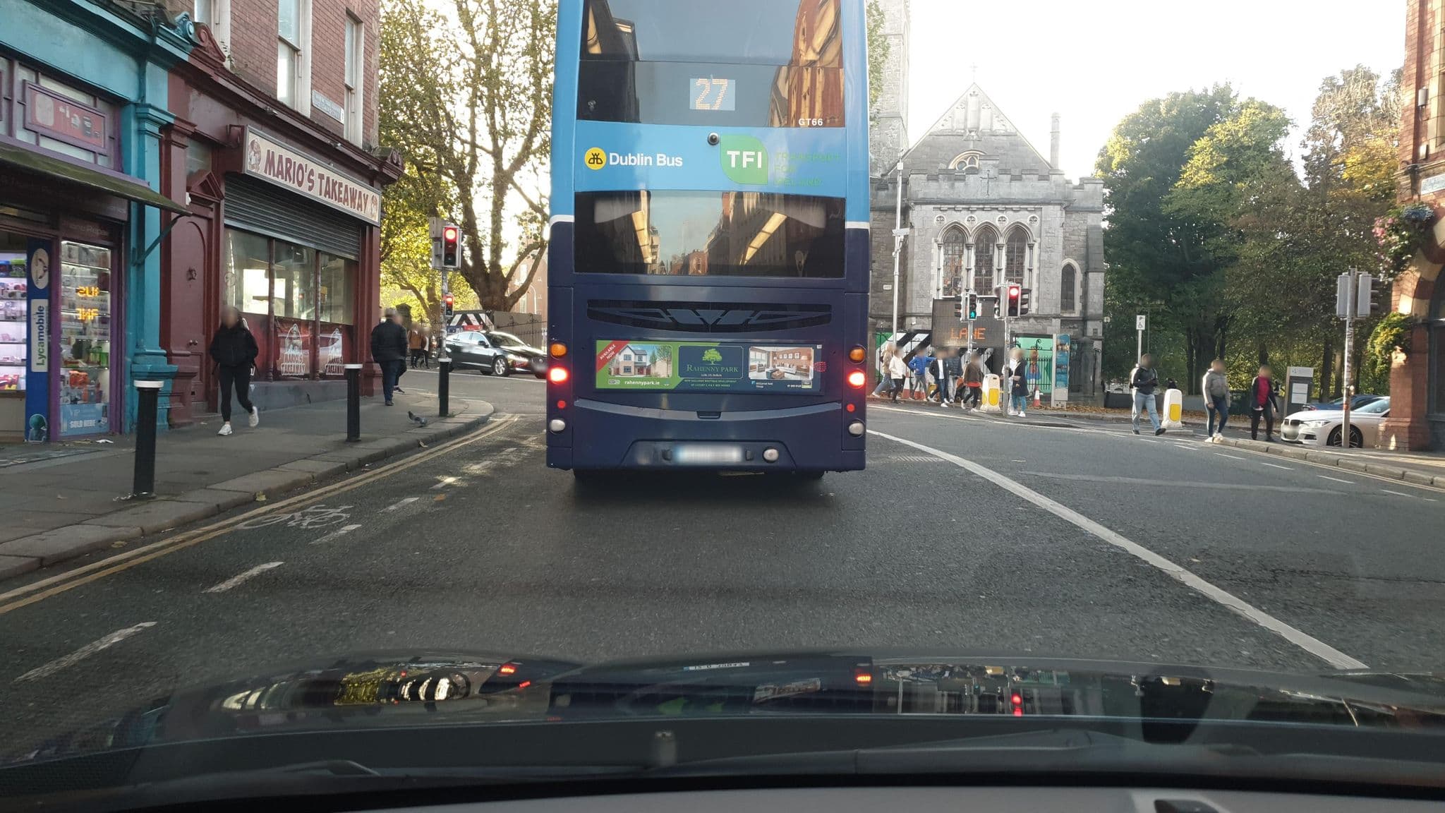 Street view near Kinlay House, Dublin — © yannakis (CC BY-SA · Mapillary)