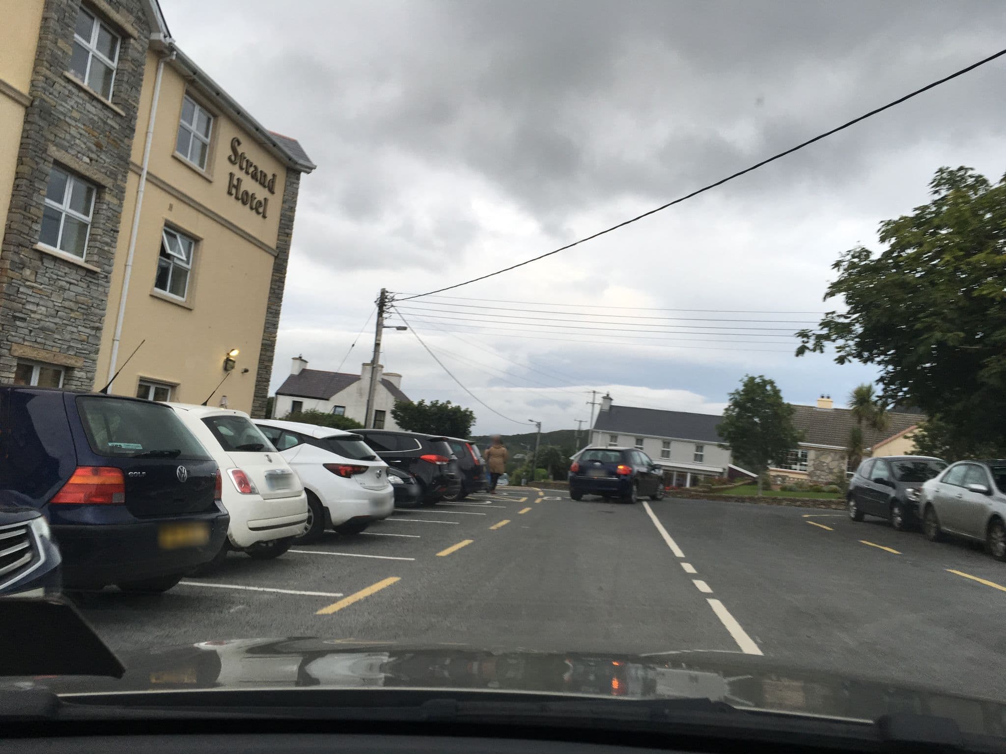 Street view near Strand Hotel, Carndonagh — © mackerski (CC BY-SA · Mapillary)