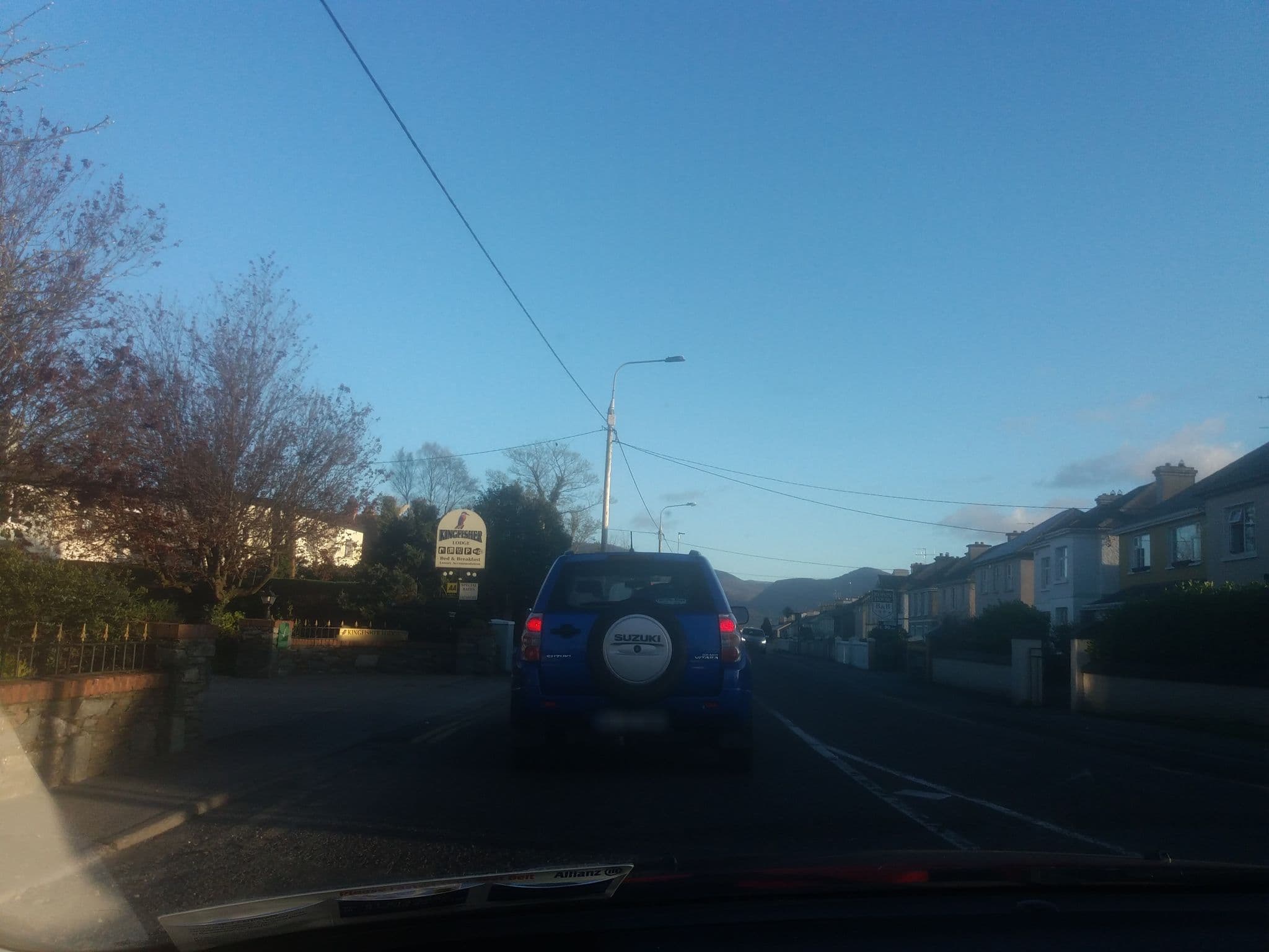Street view near Kingfisher Lodge, Killarney
