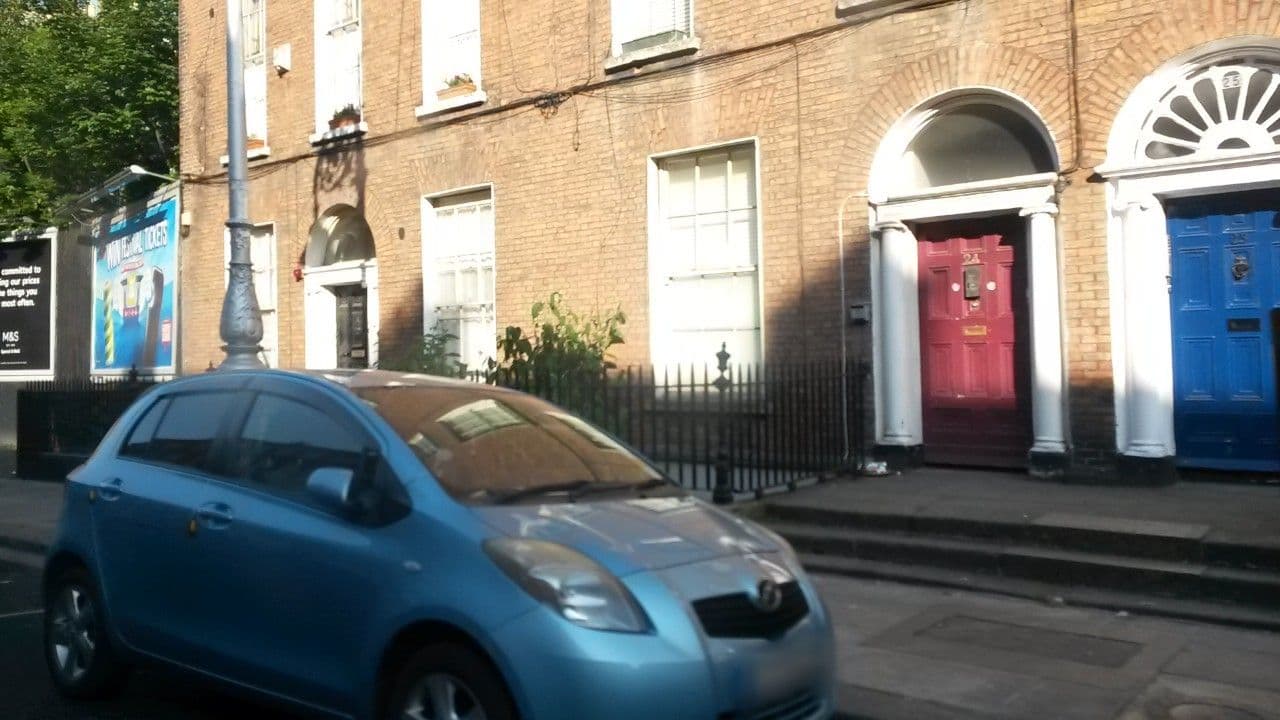 Street view near Lyndon House B&B, Drumcondra — © tshedy (CC BY-SA · Mapillary)