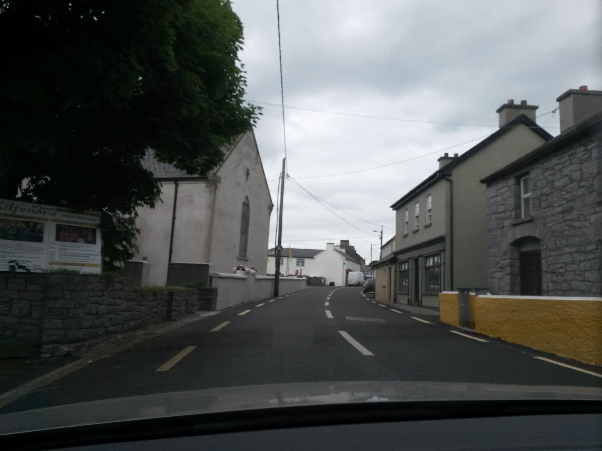 Street view near Kilfenora Hostel, Ennistimon