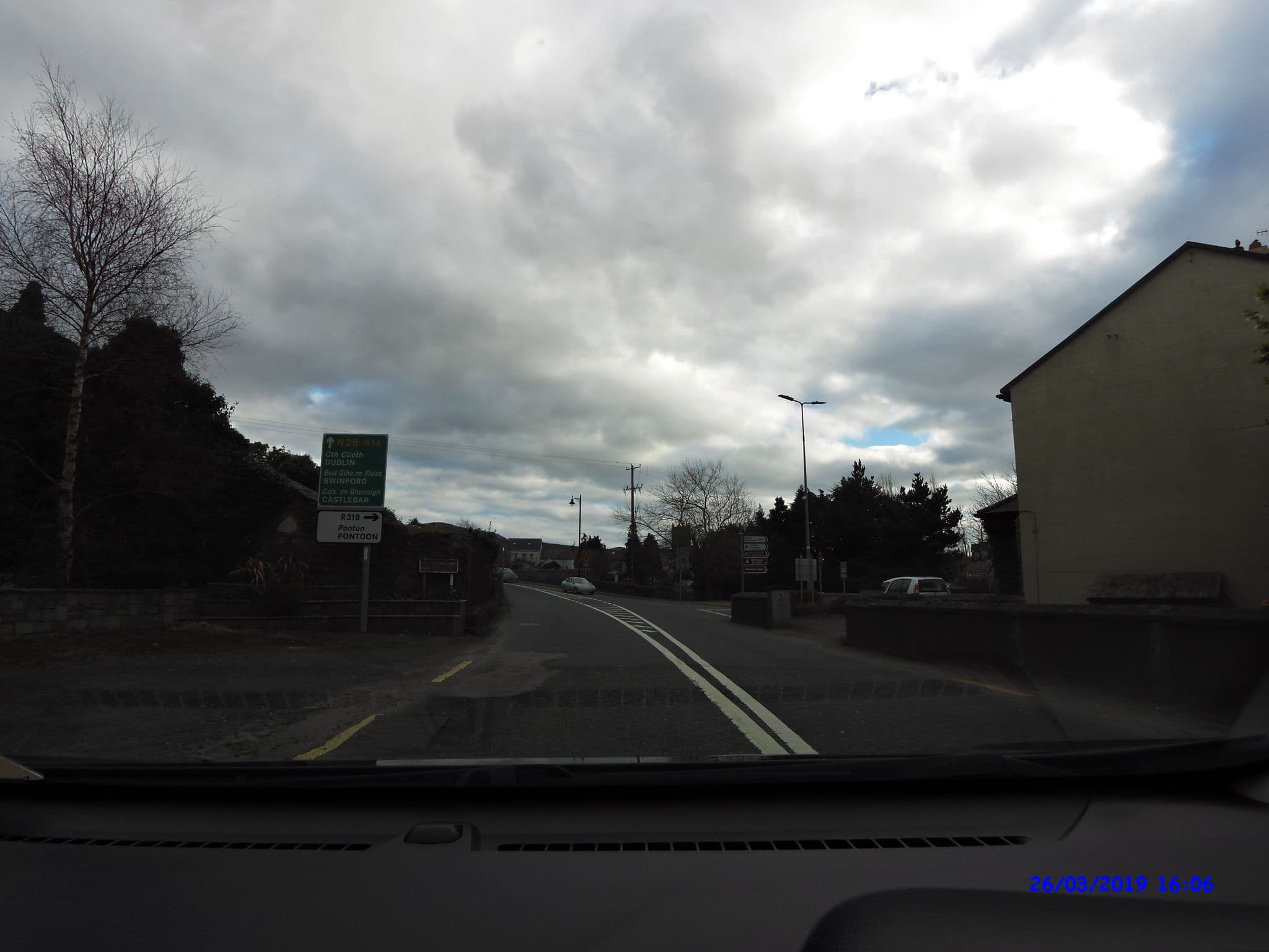 Street view near Moy Lodge B&B, Foxford — © dacor (CC BY-SA · Mapillary)