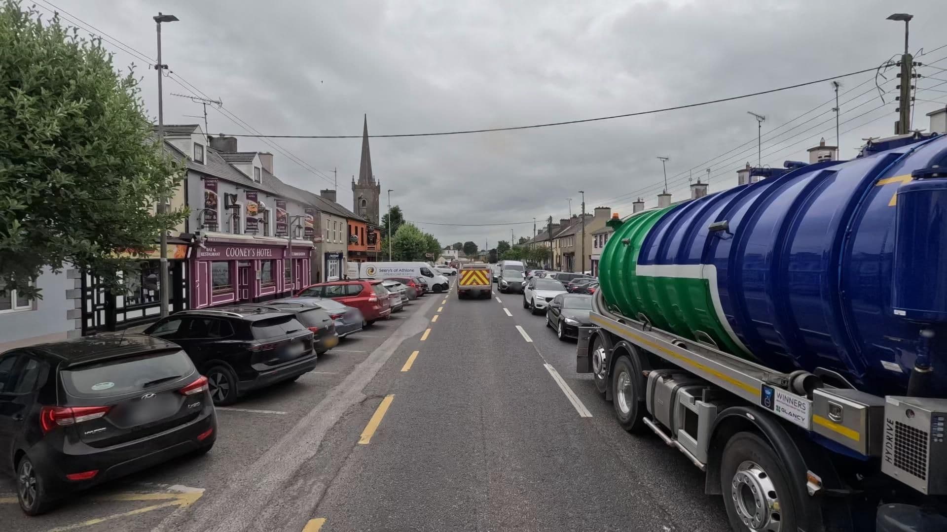 Street view near Cooney’s Hotel, Ballymahon — © bct (CC BY-SA · Mapillary)