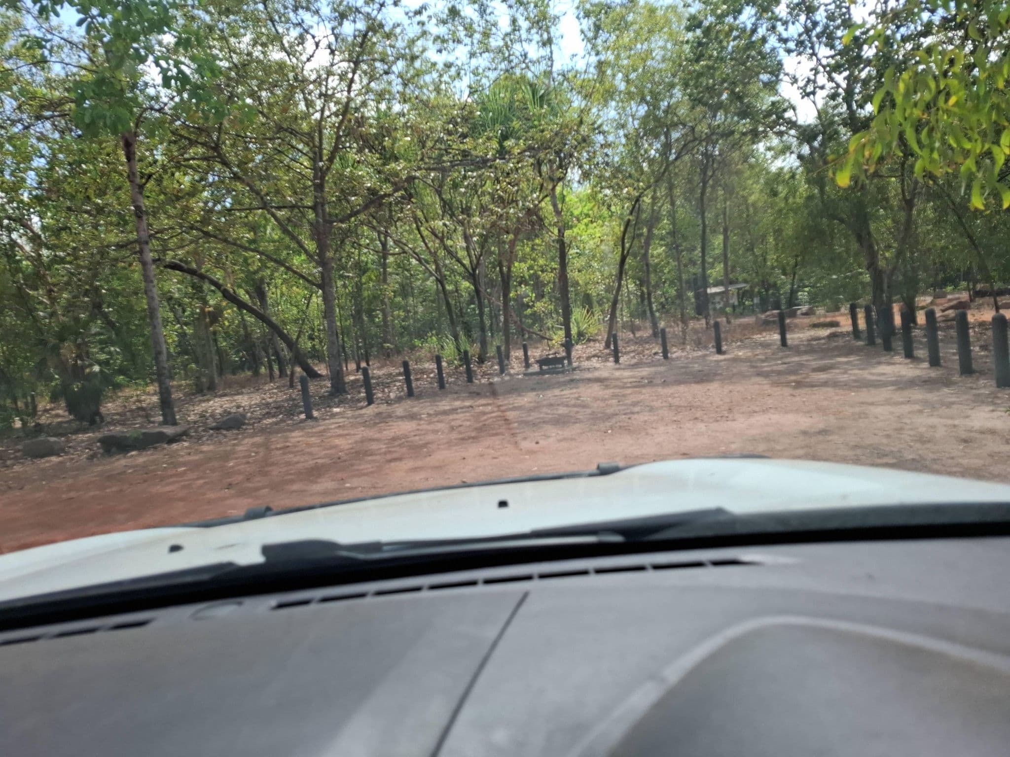 Street view near Tjaynera Falls Campground (Sandy Creek campground), Humpty Doo — © ringbarkis (CC BY-SA · Mapillary)