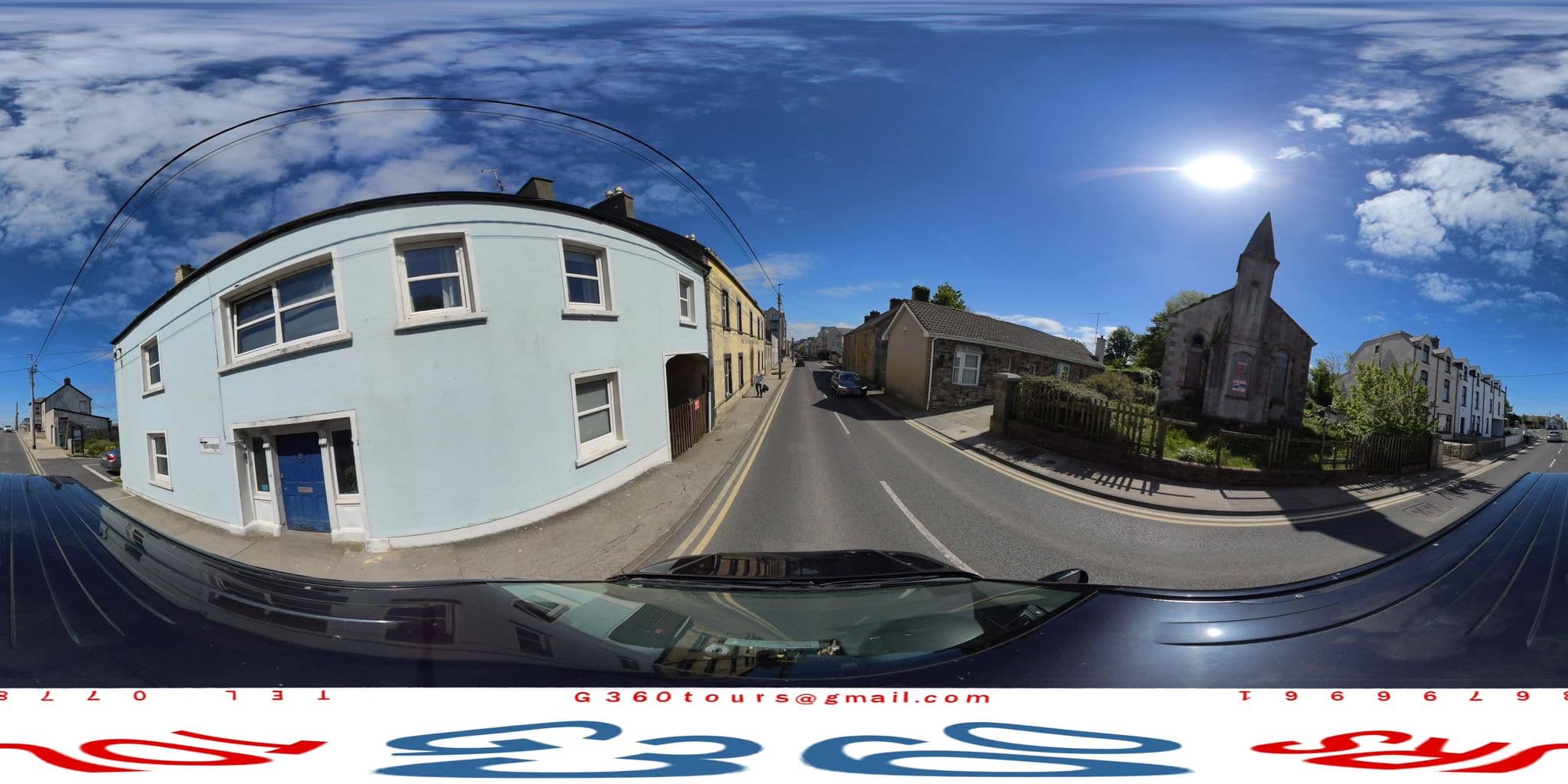Street view near Boathouse Hostel, Bundoran — © g360tours (CC BY-SA · Mapillary)