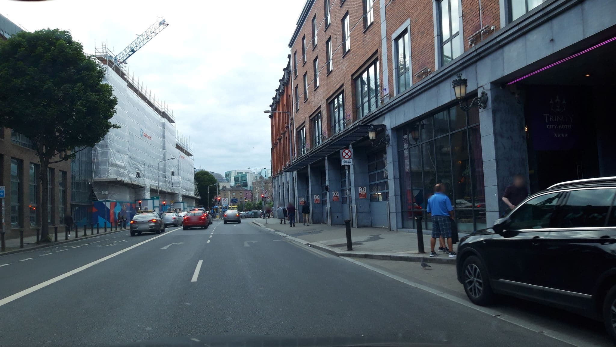 Street view near Trinity City Hotel, Dublin — © debigc (CC BY-SA · Mapillary)