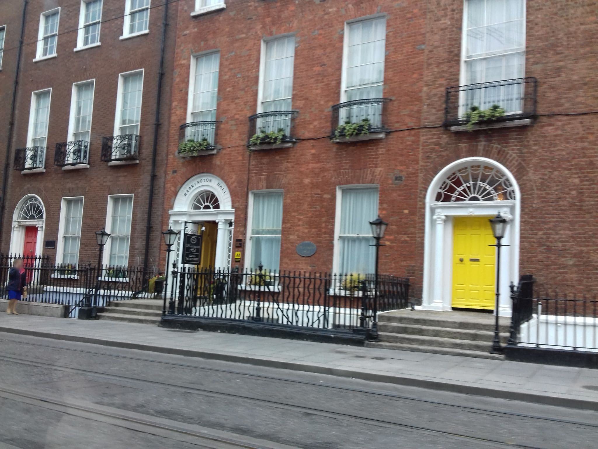 Street view near Harrington Hall Guesthouse, Dublin — © debigc (CC BY-SA · Mapillary)
