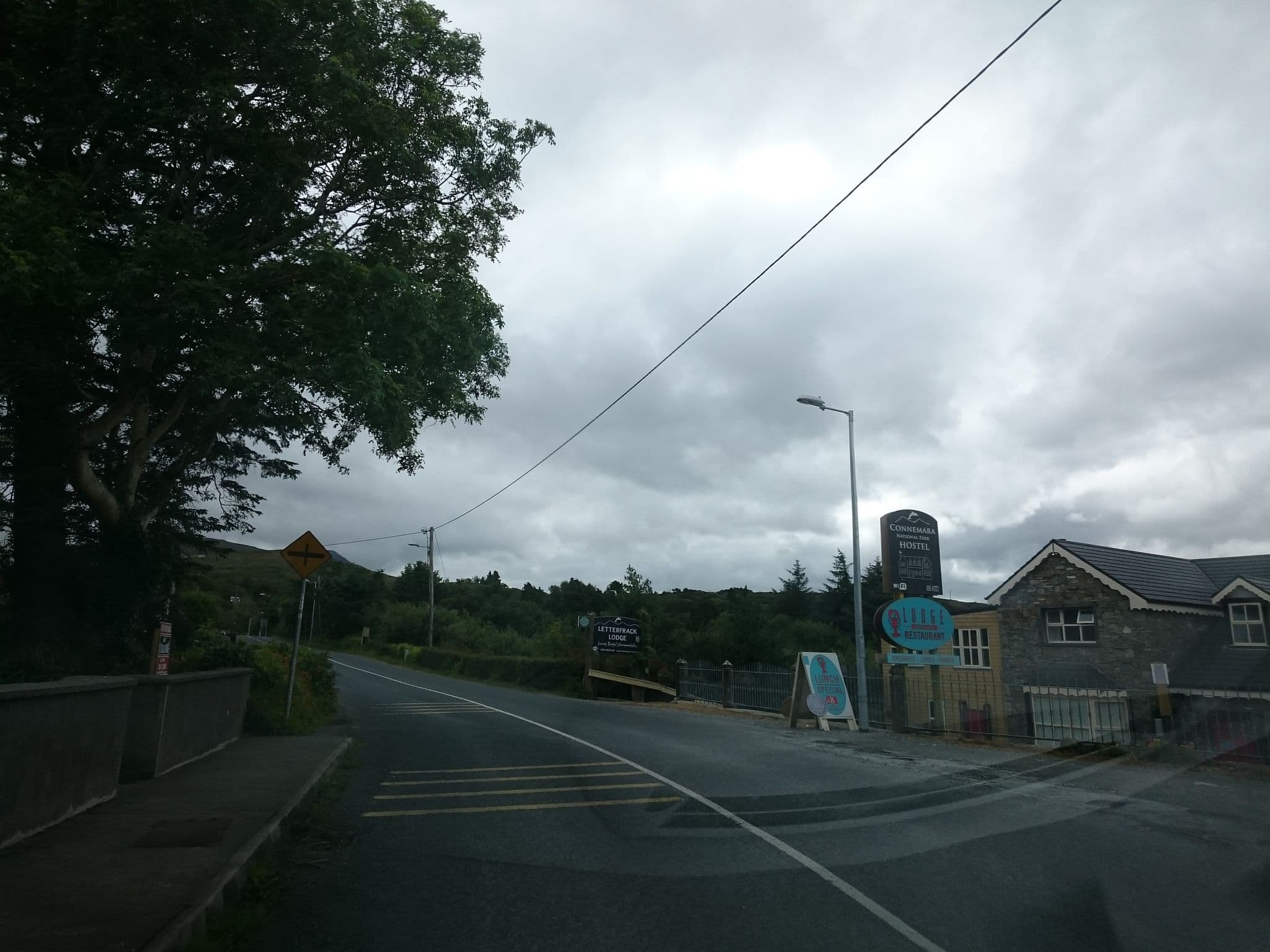 Street view near Letterfrack Lodge - Connemara National Park Hostel, Clifden — © moltonel (CC BY-SA · Mapillary)