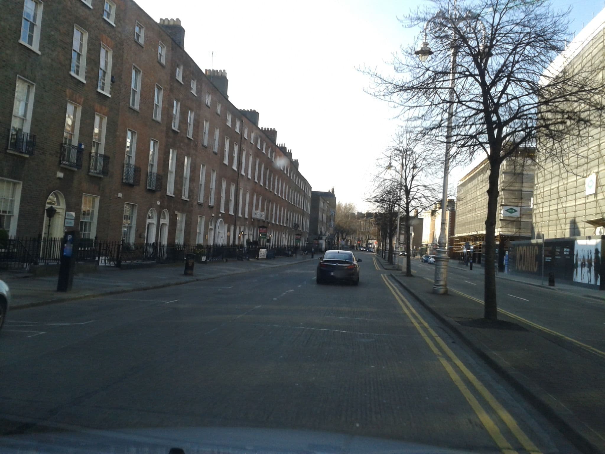 Street view near Baggot Court Townhouse, Dublin — © debigc (CC BY-SA · Mapillary)