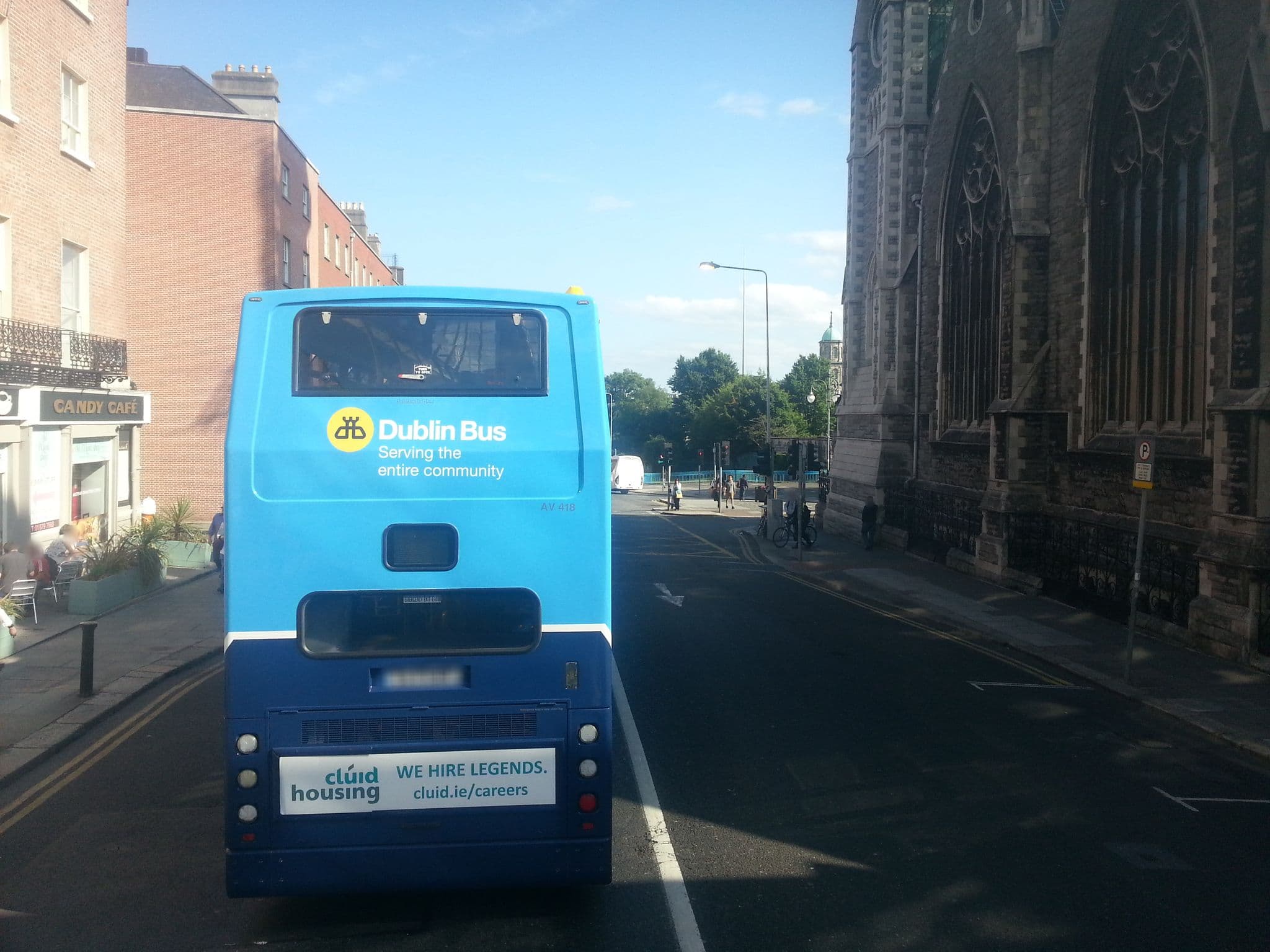 Street view near Castle Hotel, Drumcondra — © pbb (CC BY-SA · Mapillary)