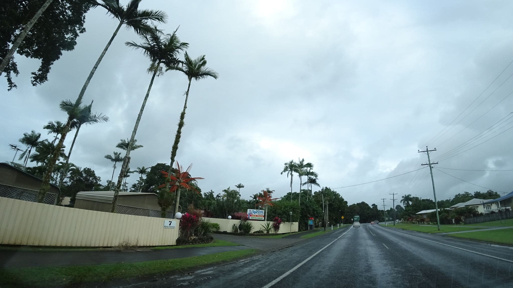 Street view near River Drive Caravan Park, East Innisfail — © vagrant42 (CC BY-SA · Mapillary)