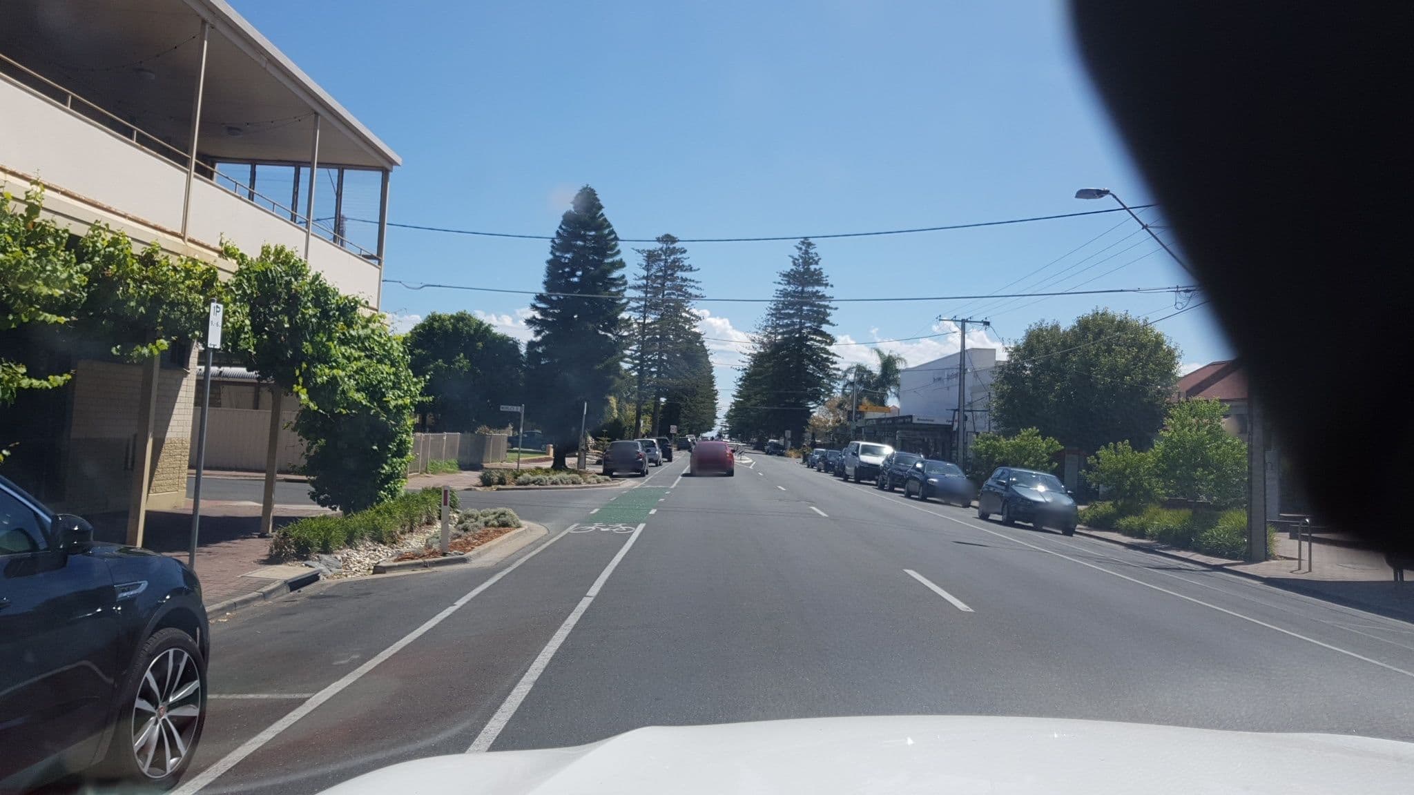 Street view near Bay Hotel Motel, Glenelg South — © roadroid (CC BY-SA · Mapillary)