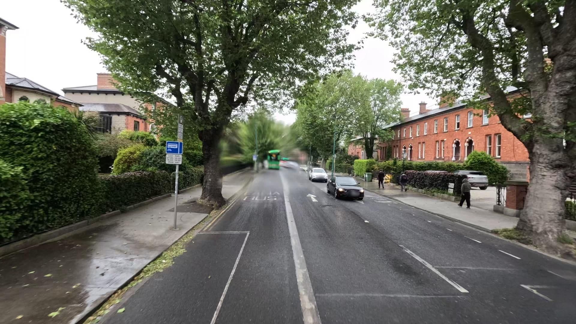Street view near Roxford Lodge, Dublin — © bct (CC BY-SA · Mapillary)
