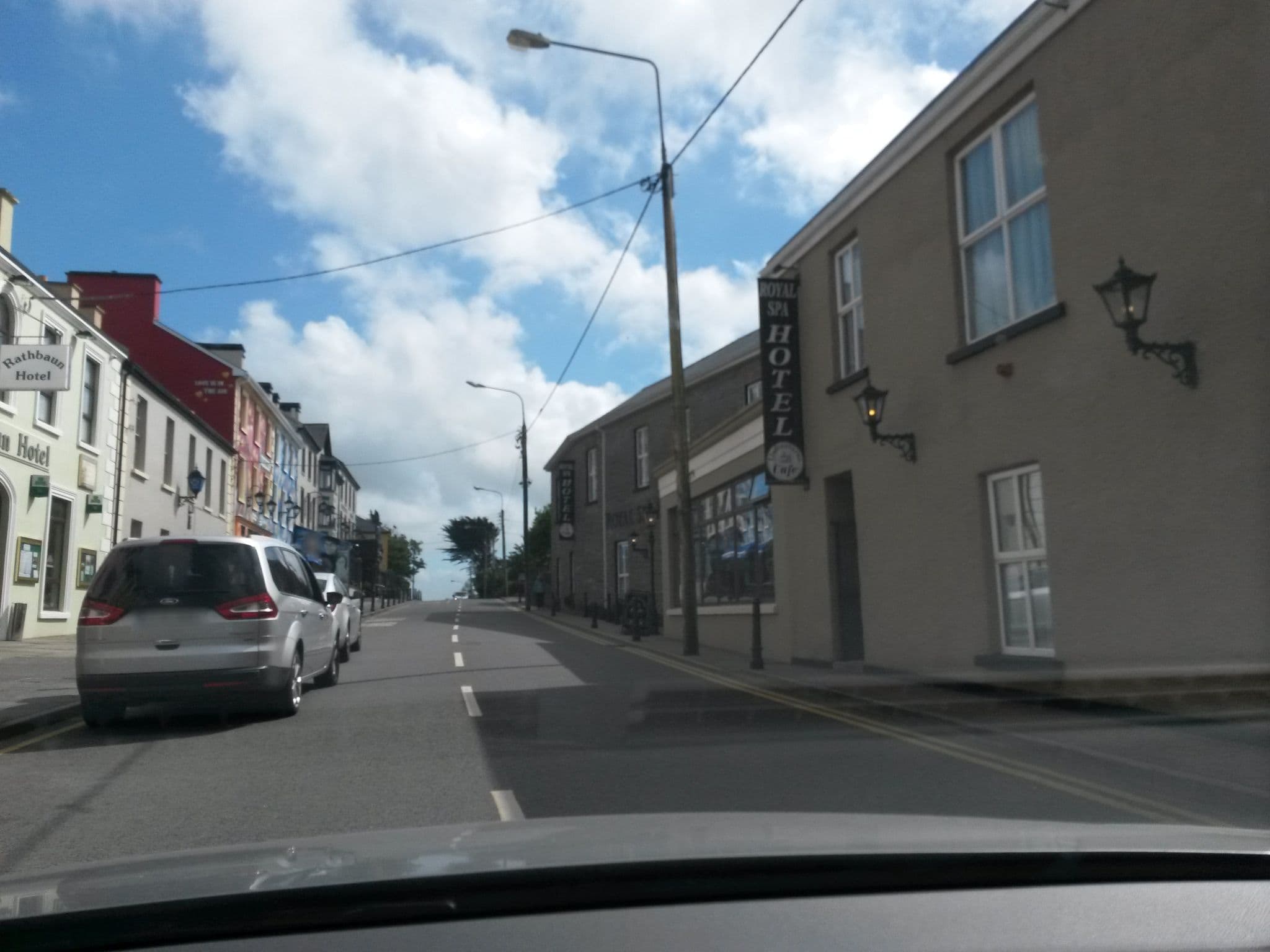 Street view near Rathbaun Hotel, Ennistimon