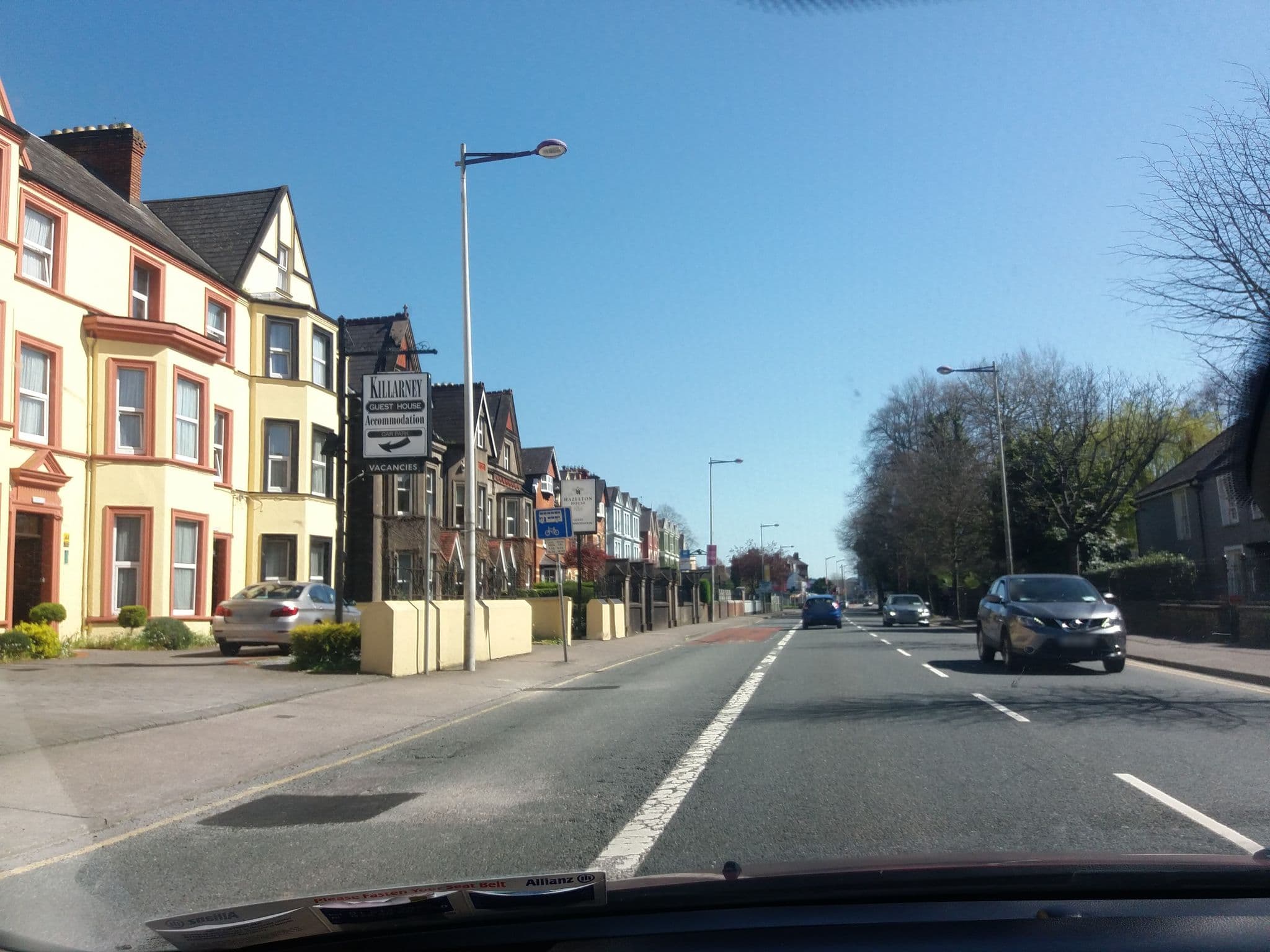 Street view near Killarney Guest House, Cork — © tshedy (CC BY-SA · Mapillary)