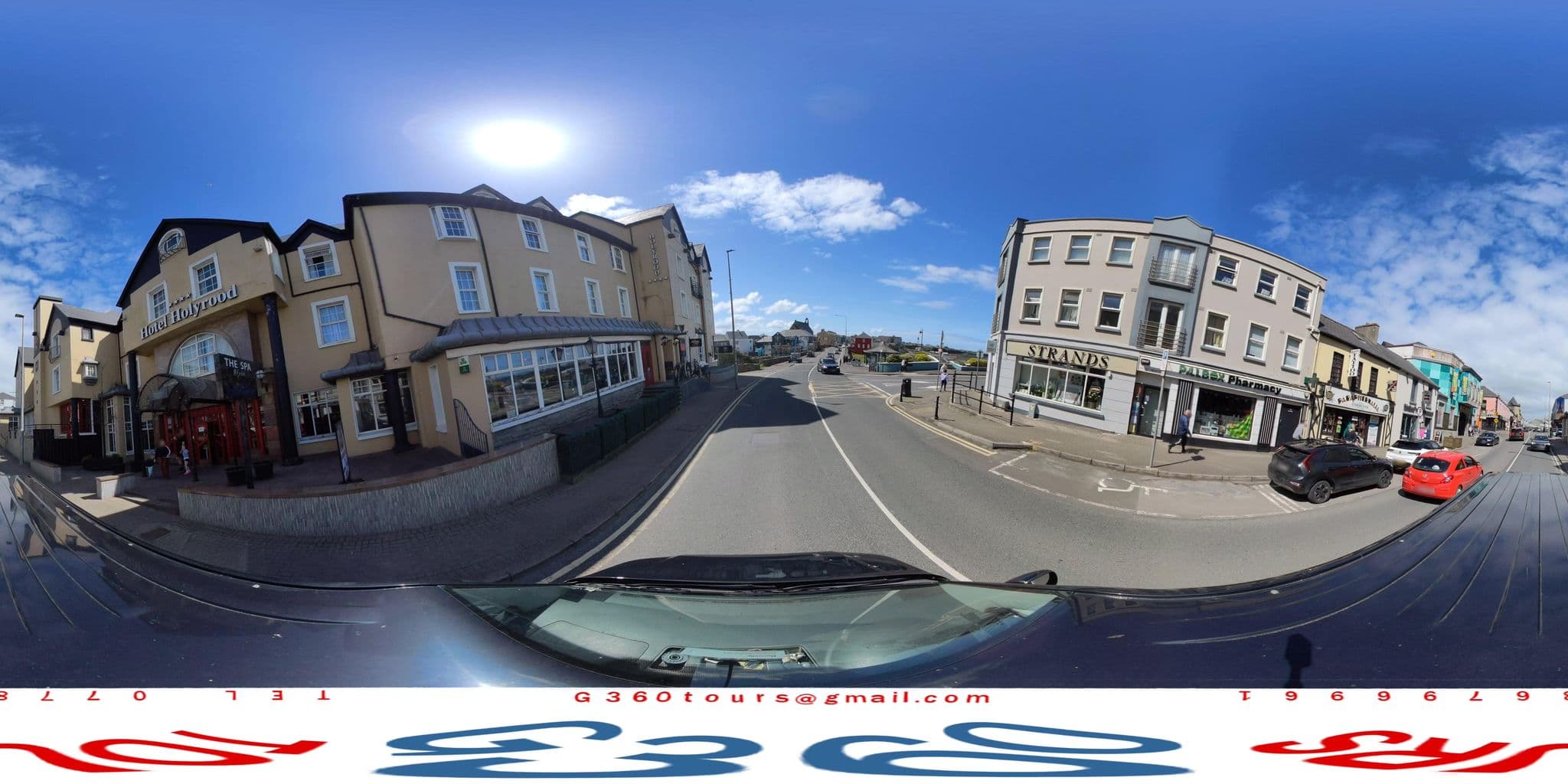 Street view near Holyrood Hotel, Bundoran — © g360tours (CC BY-SA · Mapillary)