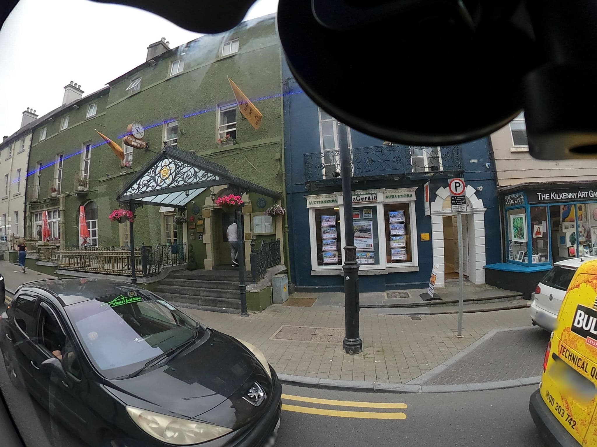 Street view near The Clubhouse Hotel, Kilkenny — © annekaro (CC BY-SA · Mapillary)