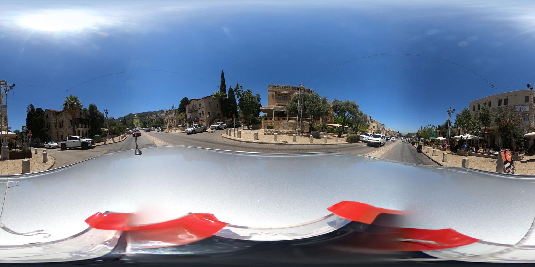Street view near The Colony Hotel Haifa, Haifa — © trigSkarim (CC BY-SA · Mapillary)
