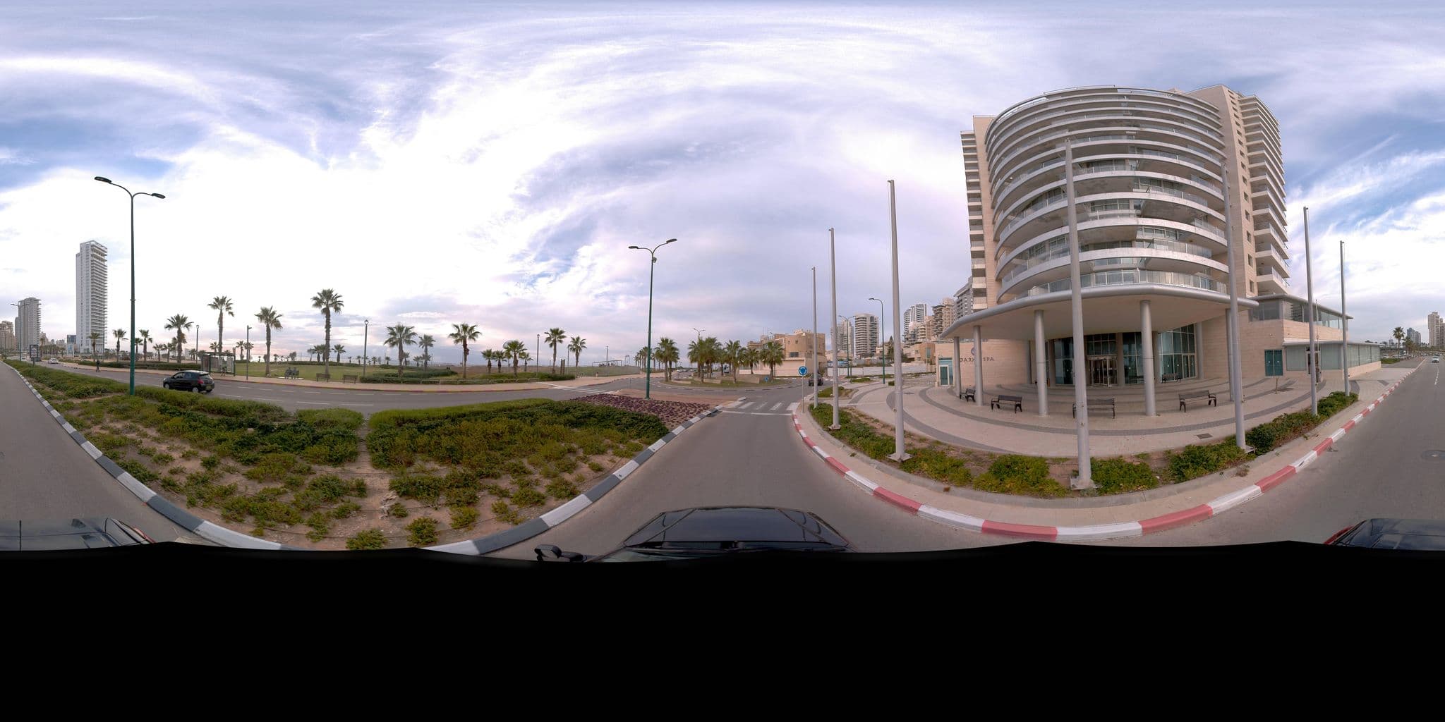 Street view near Ramada Netanya Hotel & Suites, Netanya — © jeffreymartin (CC BY-SA · Mapillary)