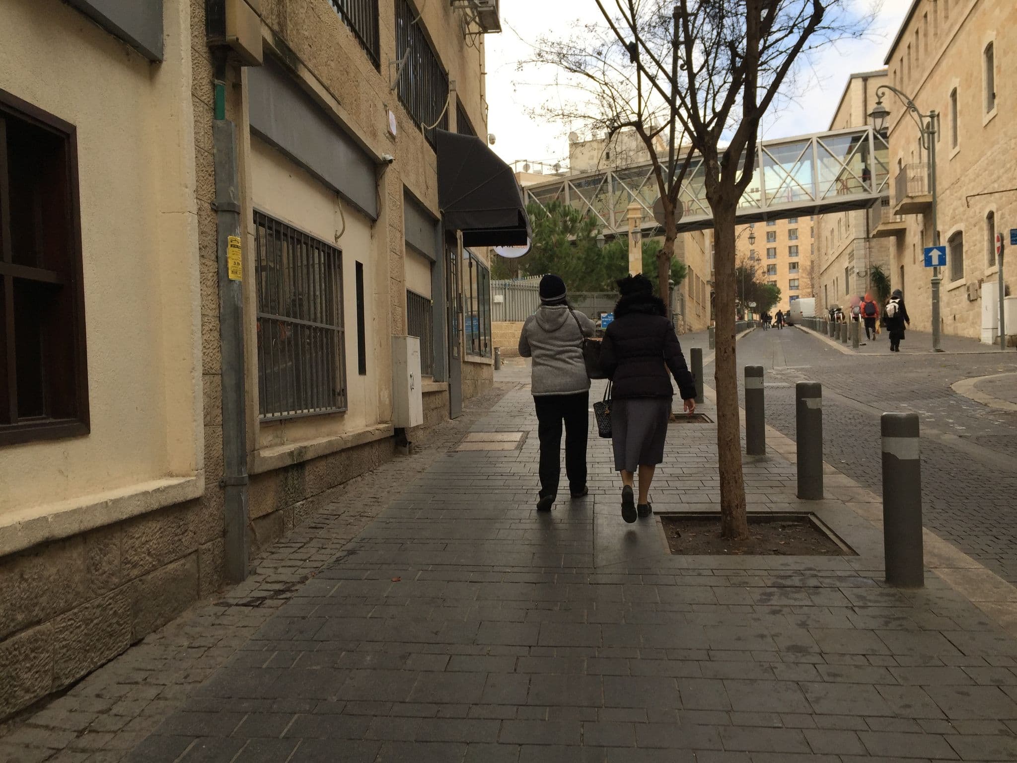 Street view near Jeru Caps Hotel, West Jerusalem — © richlv (CC BY-SA · Mapillary)