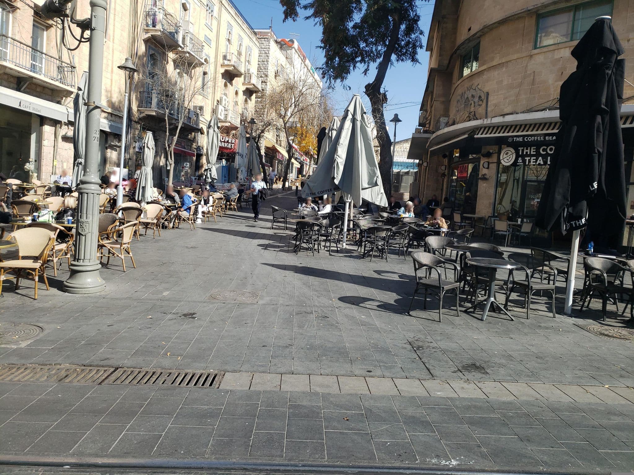 Street view near Central Boutique Hotel, West Jerusalem — © mapfool (CC BY-SA · Mapillary)