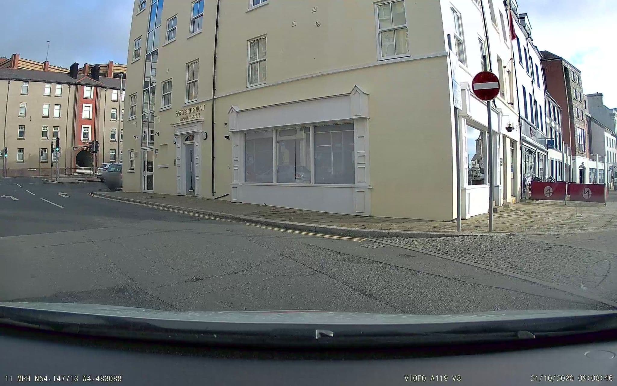 Street view near Sail Lofts, Douglas — © iomham (CC BY-SA · Mapillary)
