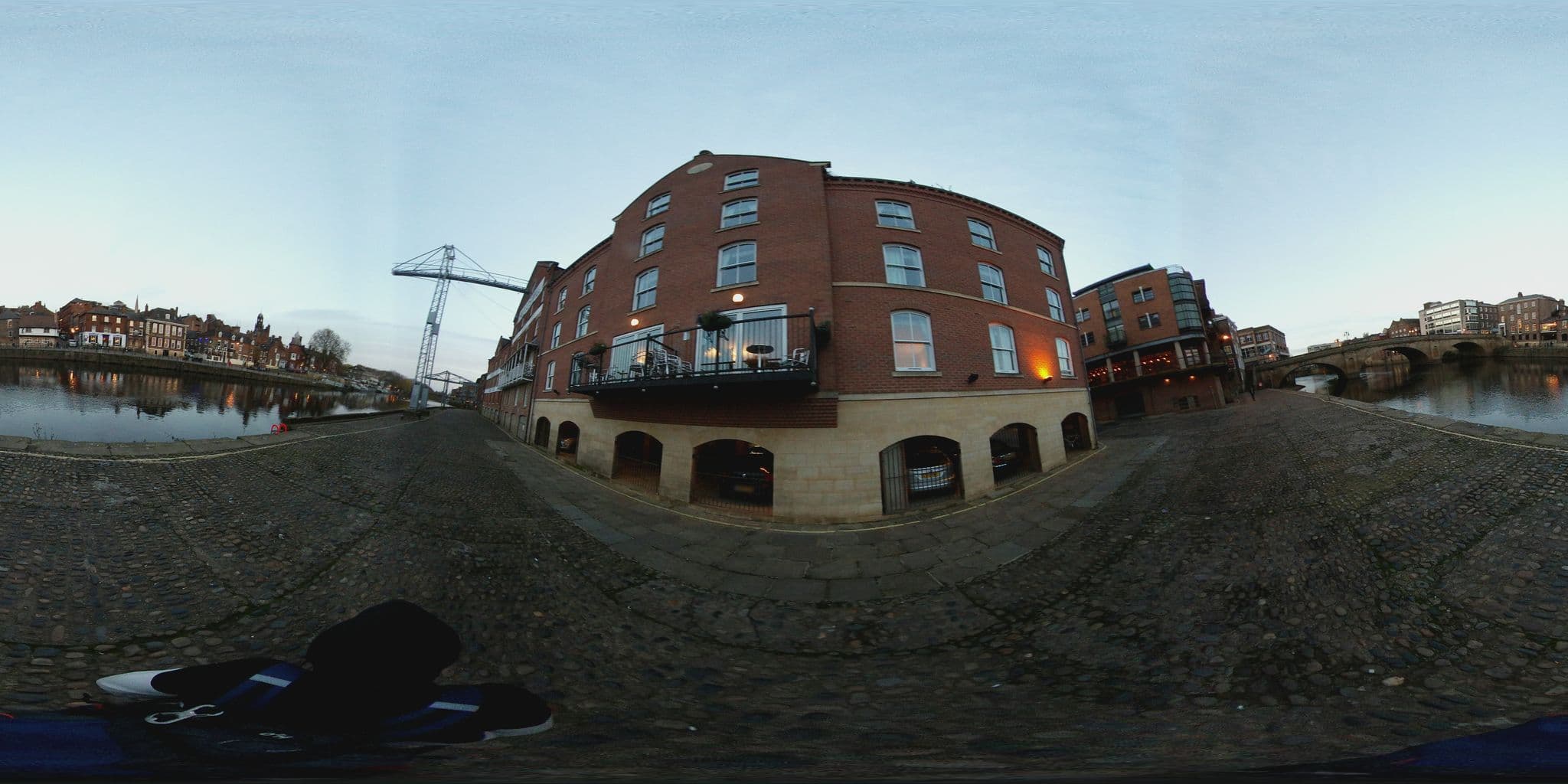 Street view near The Queen's Hotel, York