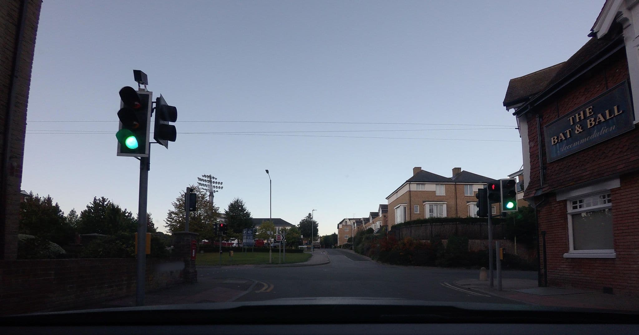 Street view near Bat and Ball, Canterbury — © tallguy (CC BY-SA · Mapillary)