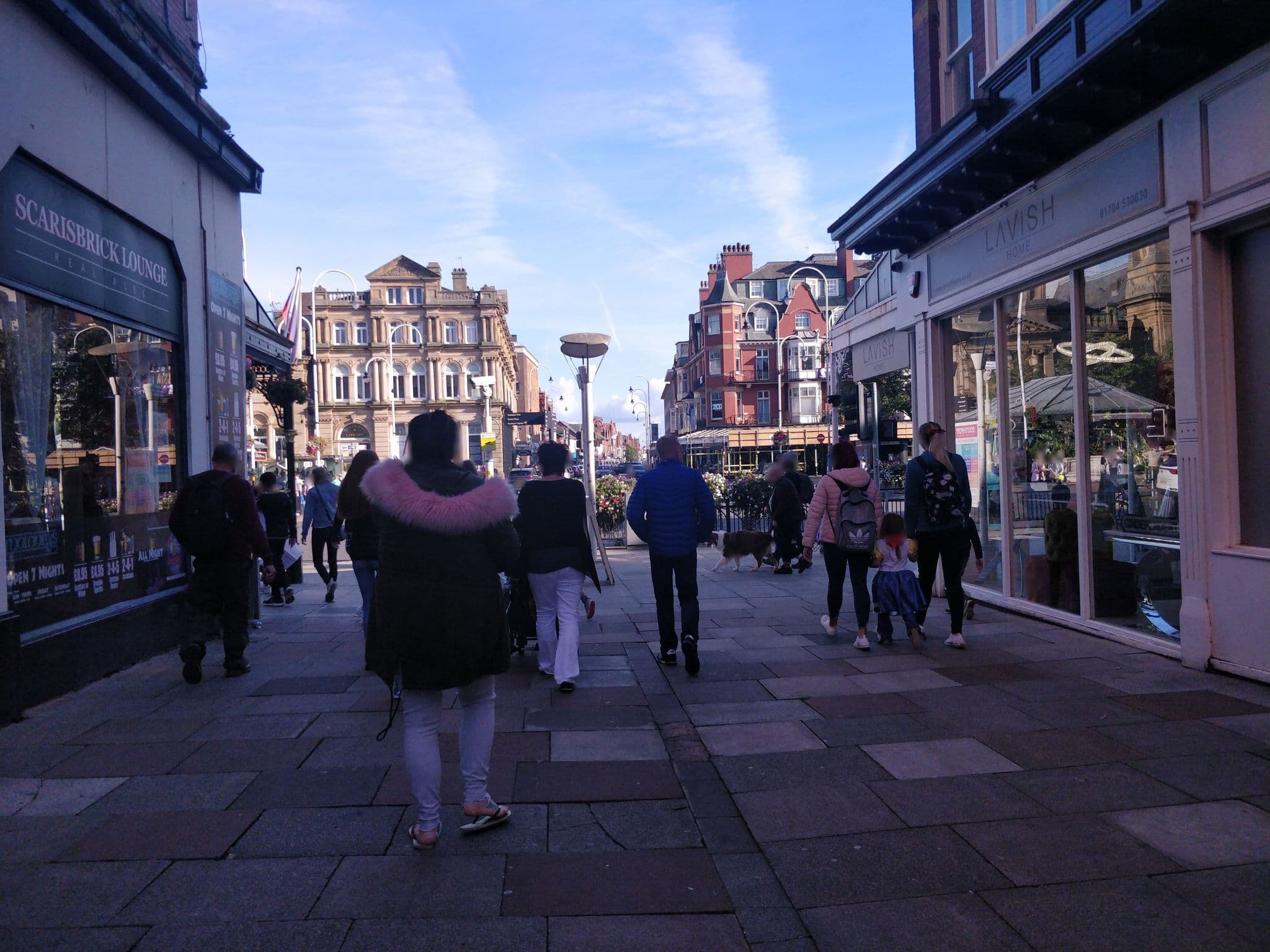 Street view near Scarisbrick Hotel, Southport — © davidsong (CC BY-SA · Mapillary)