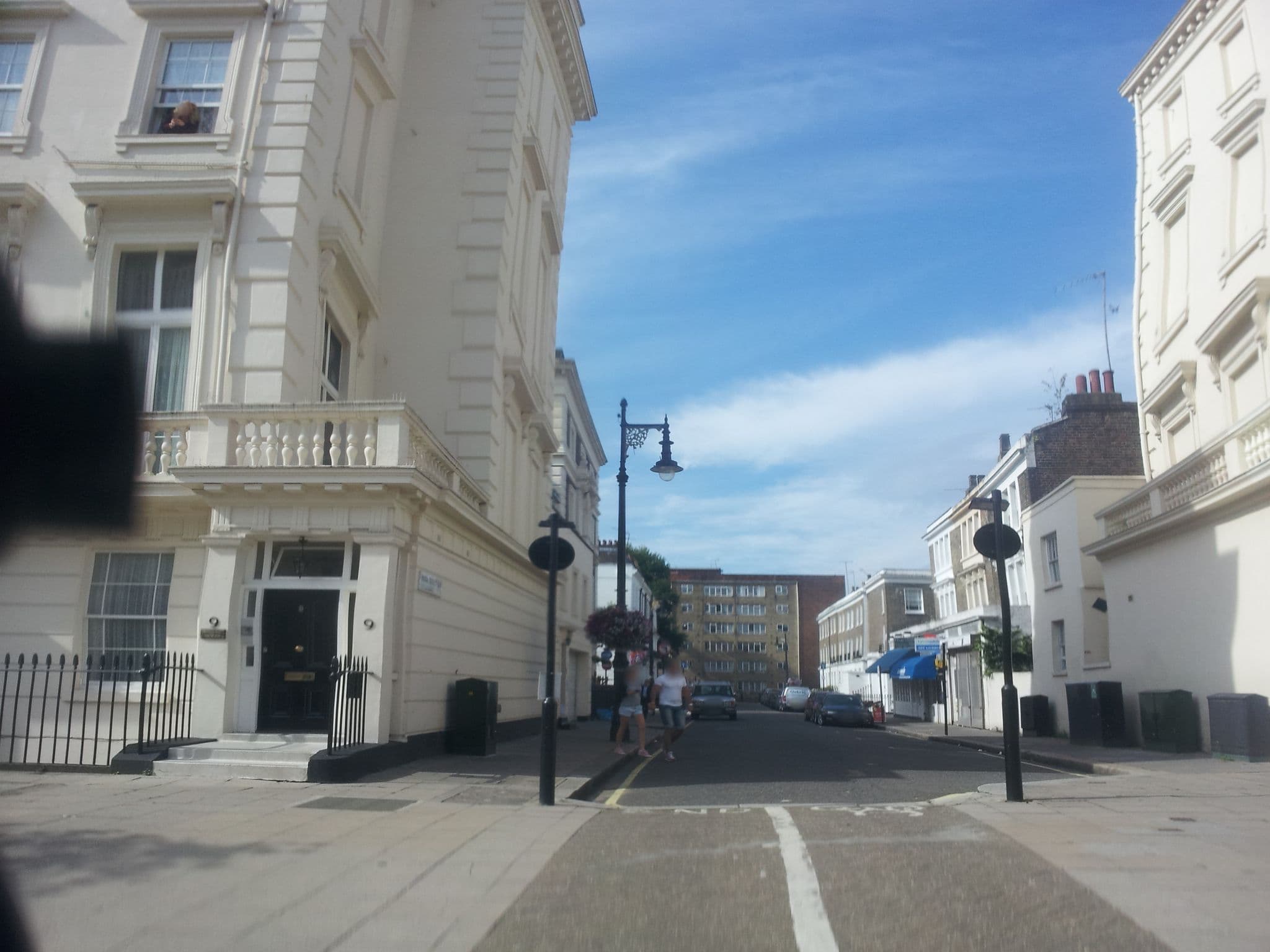 Street view near Alexandar House Hotel, Pimlico — © paulbiv (CC BY-SA · Mapillary)