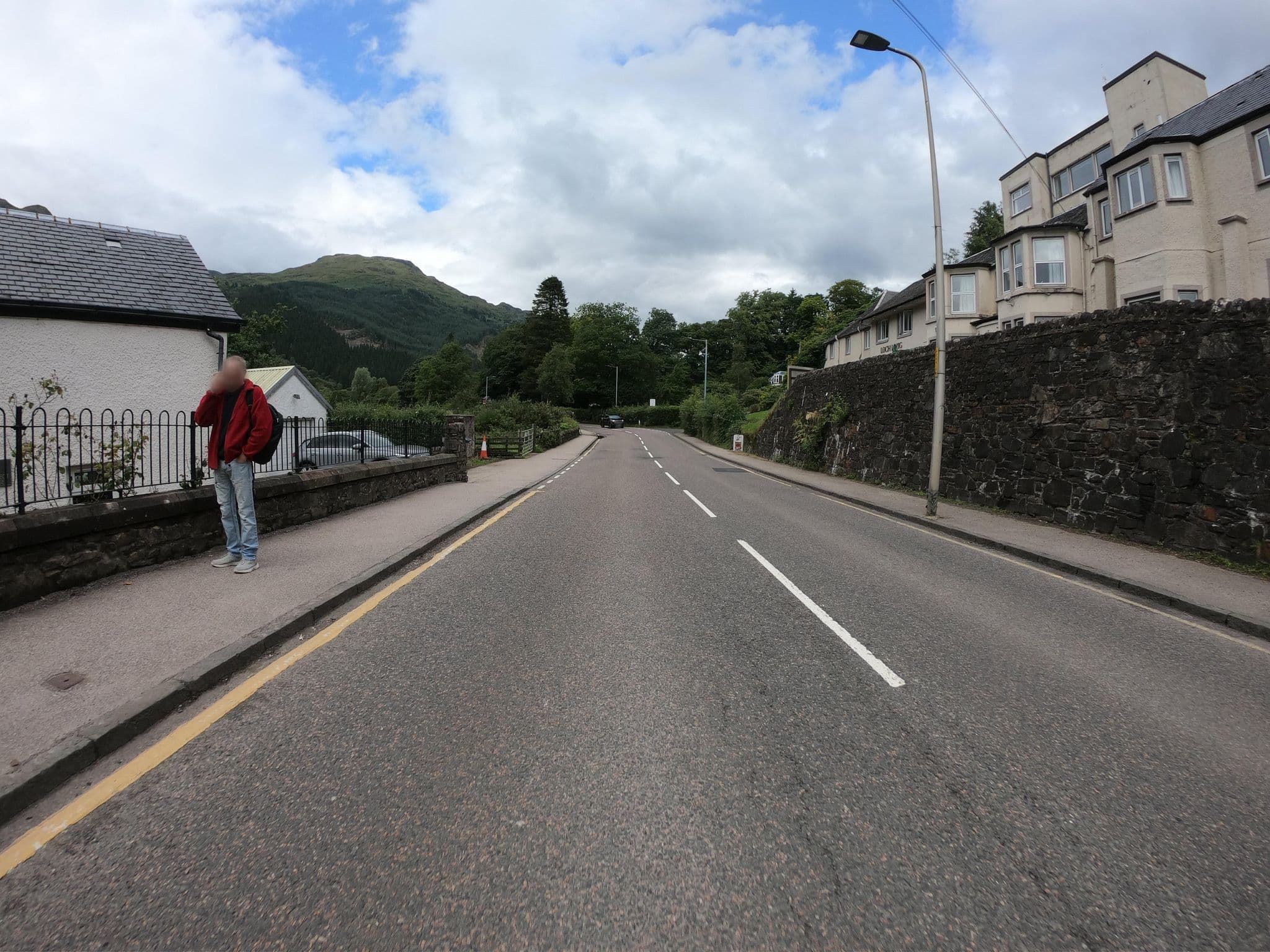 Street view near Loch Long Hotel, Garelochhead — © joostjakob (CC BY-SA · Mapillary)