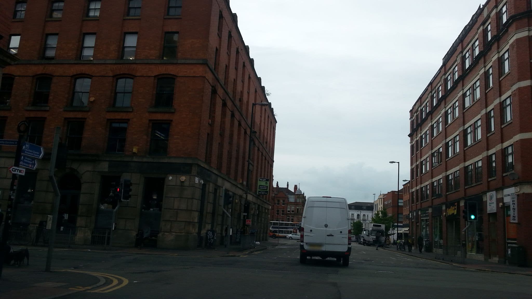 Street view near Hatters Hostel, Manchester — © adam2 (CC BY-SA · Mapillary)