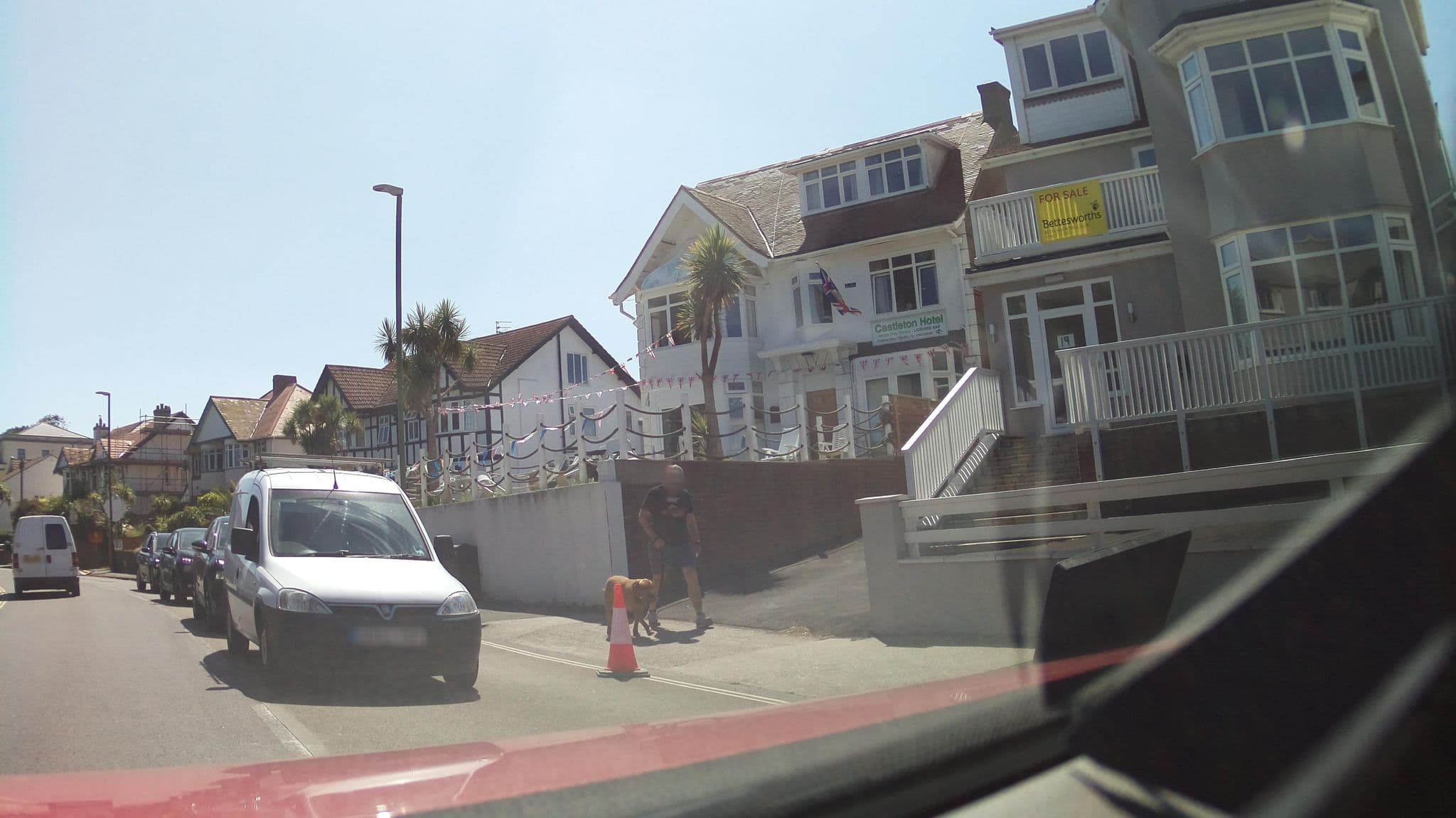 Street view near Castleton Hotel, Paignton