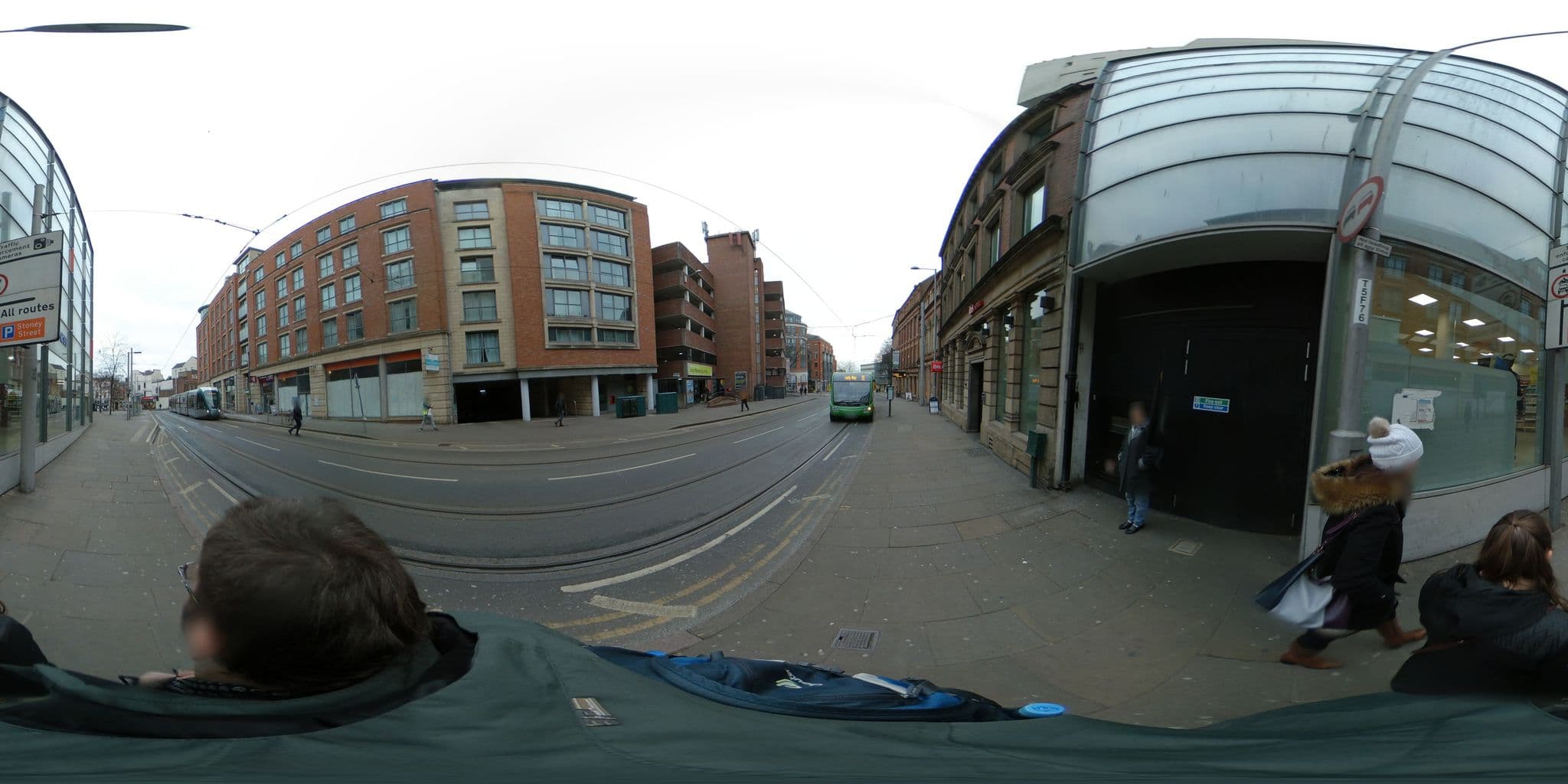 Street view near Ibis, Nottingham — © vlivyur (CC BY-SA · Mapillary)