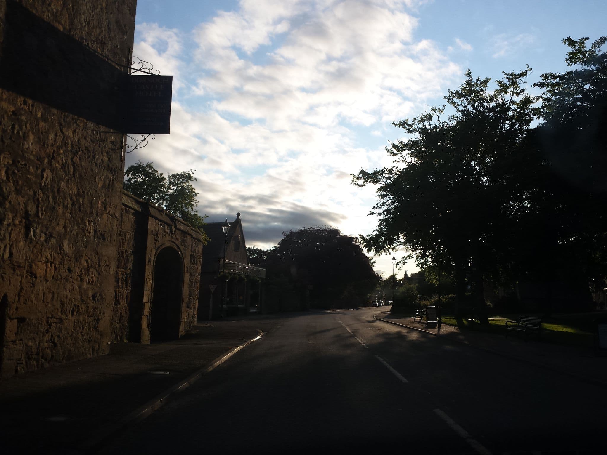 Street view near Dornoch Castle Hotel, Dornoch — © rudolfmayer (CC BY-SA · Mapillary)