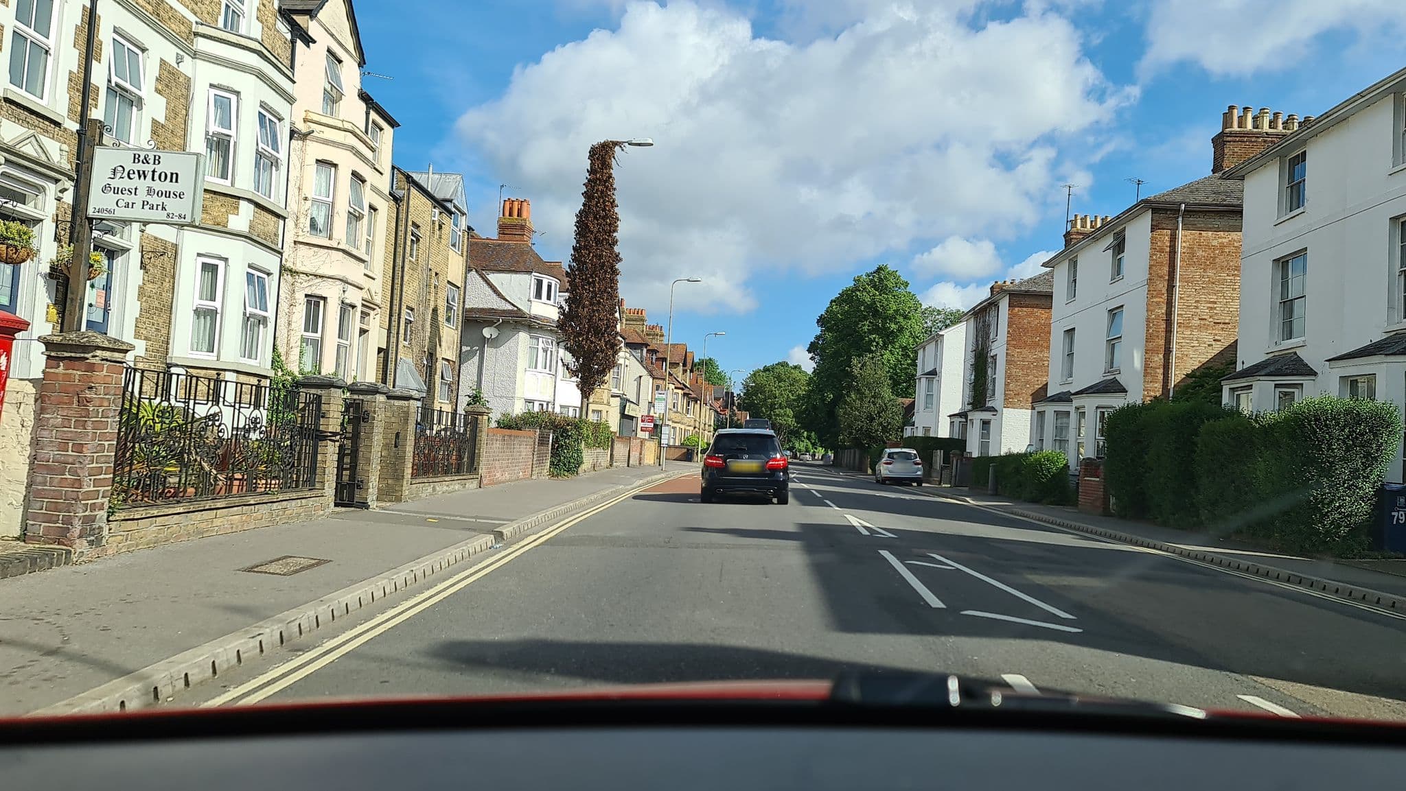 Street view near Newton House Guest House B & B, Oxford — © alexanderar (CC BY-SA · Mapillary)